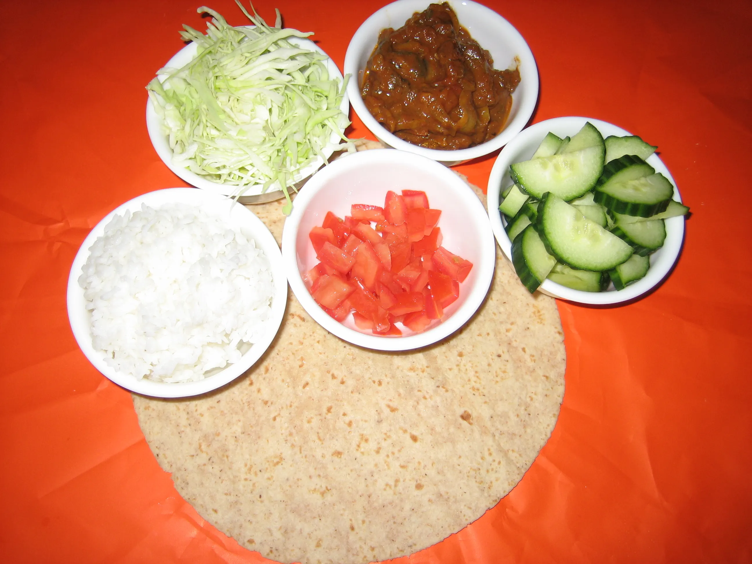 Leftover Makeover – Mushroom Masala Burrito