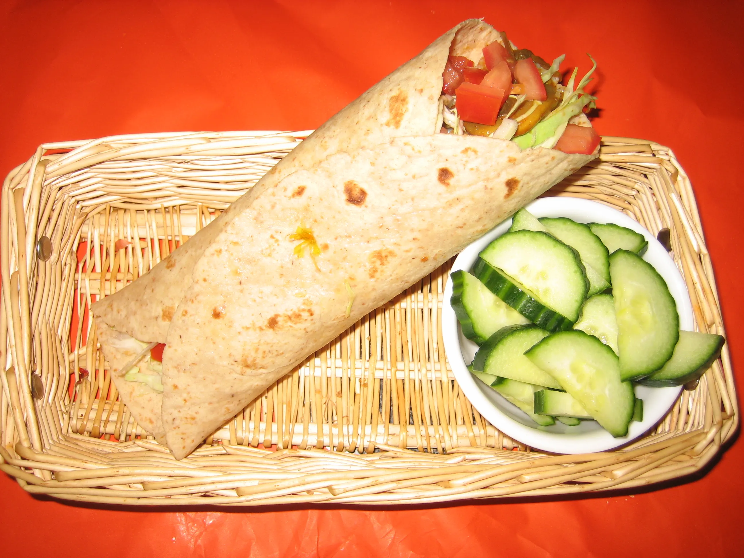 mushroom masala burrito 2