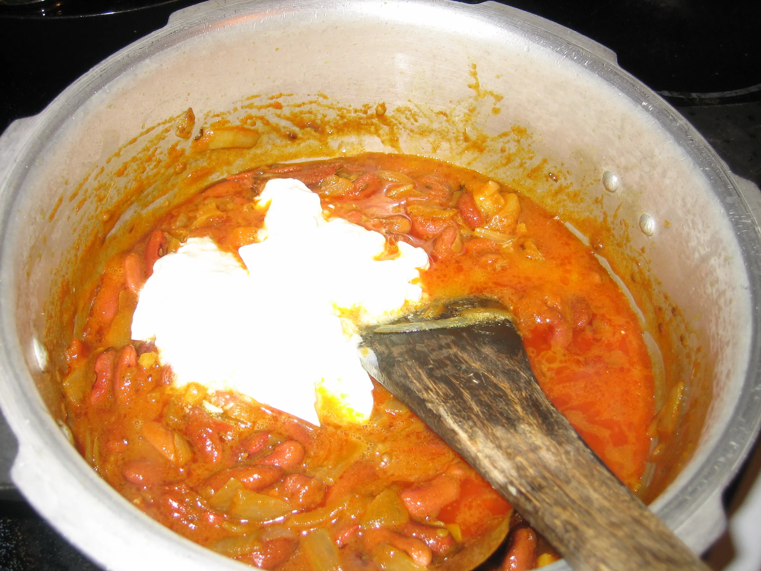 pressure cooker rajma briyani