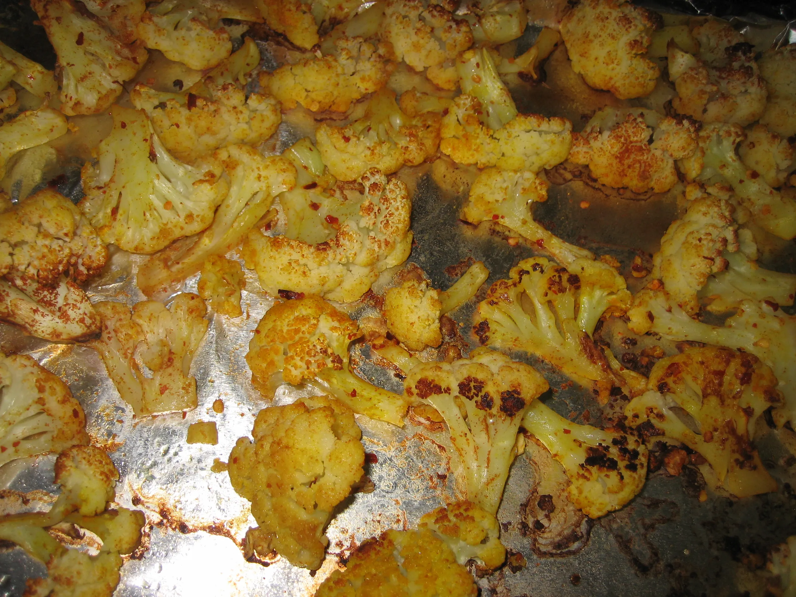 Oven Roasted Cauliflower
