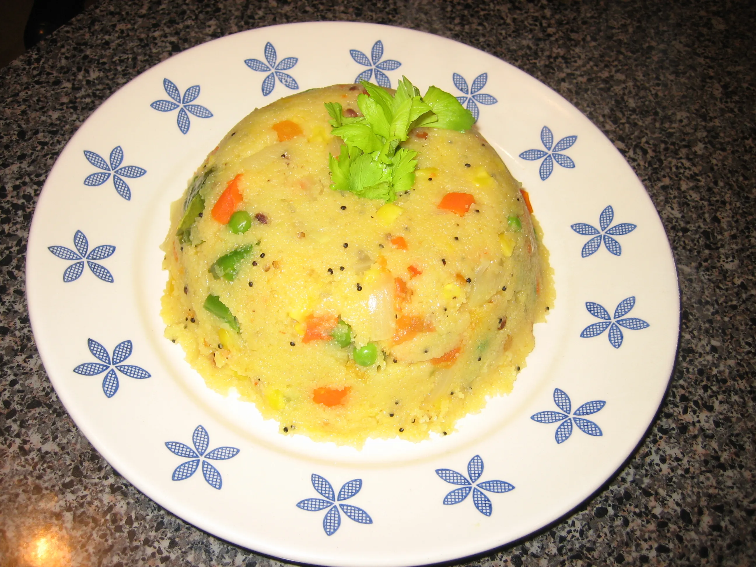 Vegetable Rava Upma/Kichadi