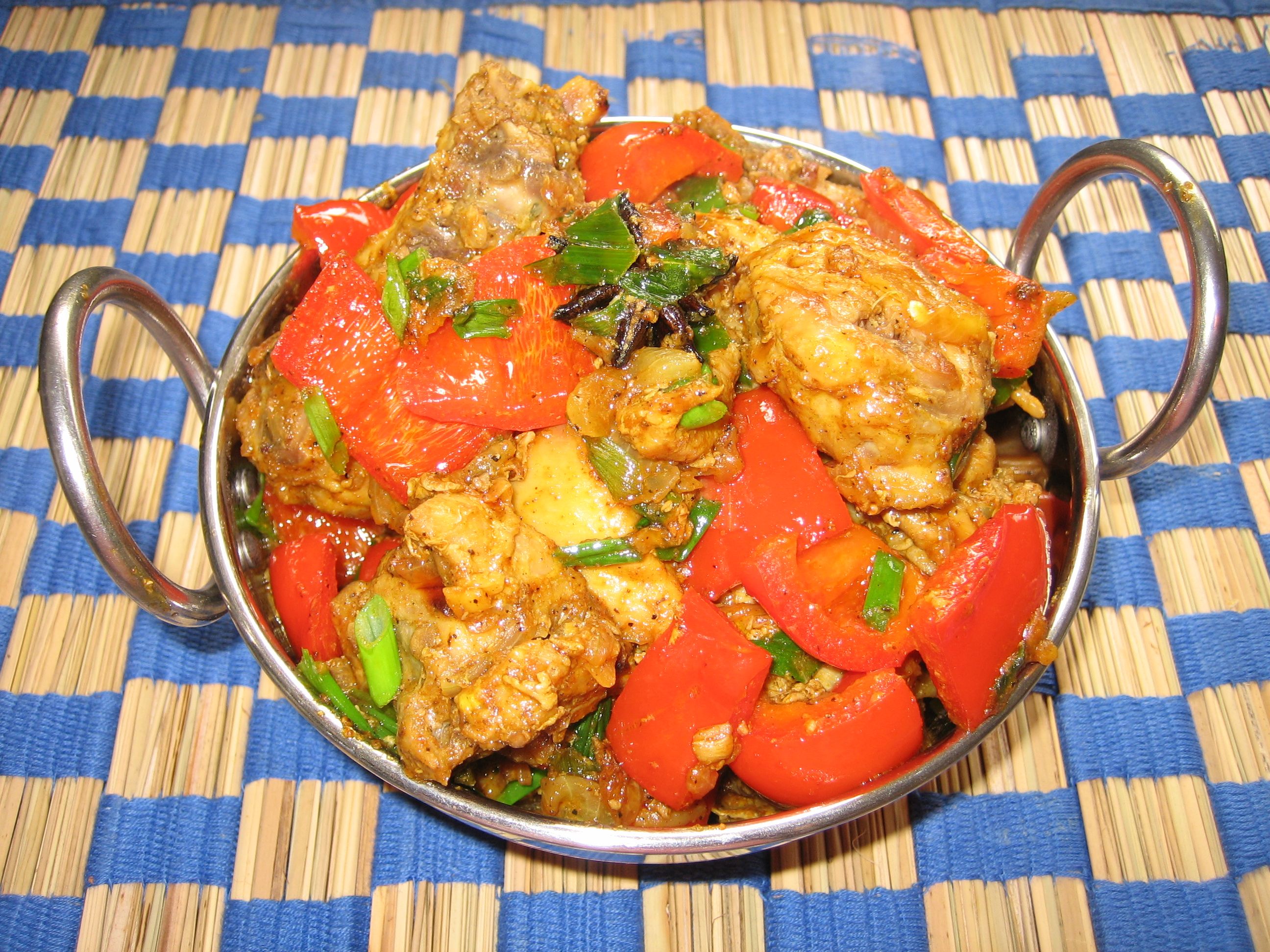 Bell Pepper Chicken Fry
