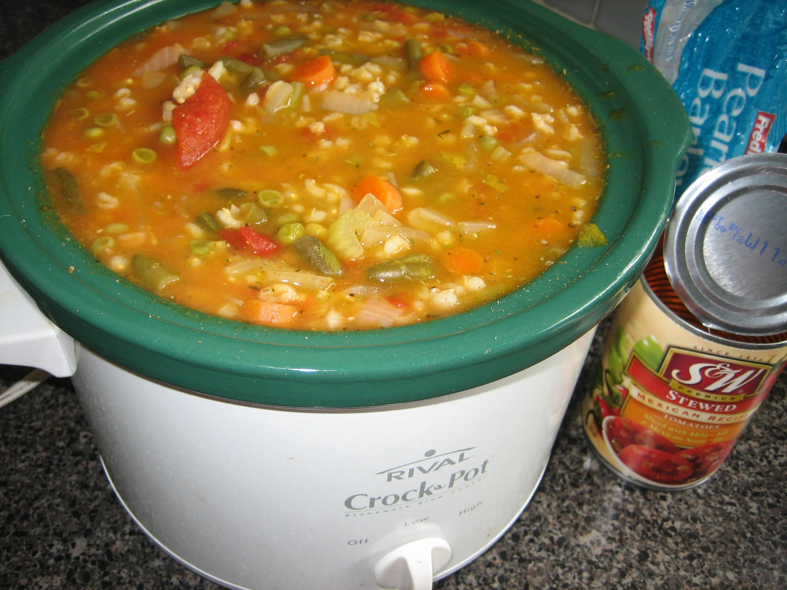 Curried Vegetable Barley soup