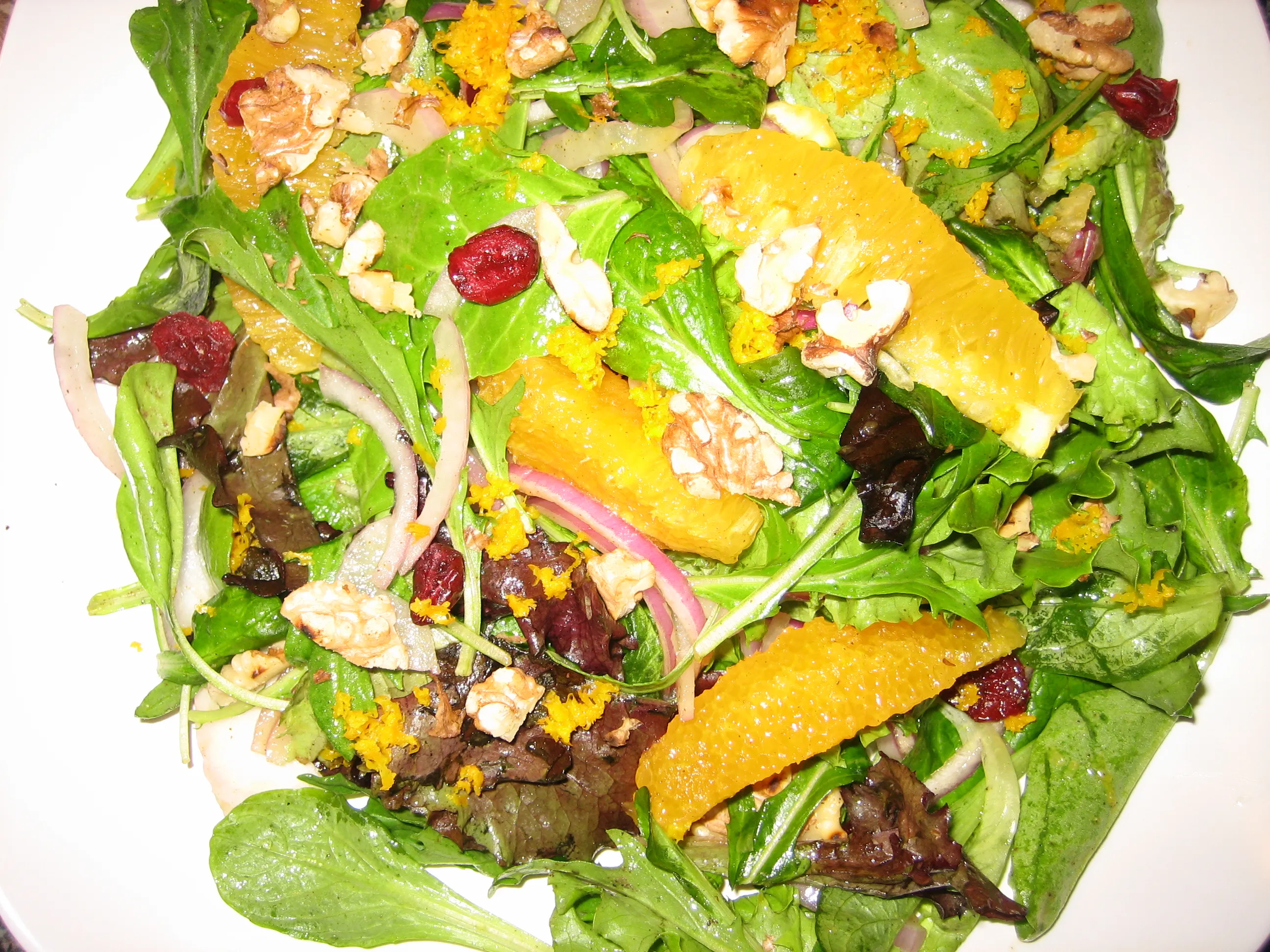 Zesty orange salad
