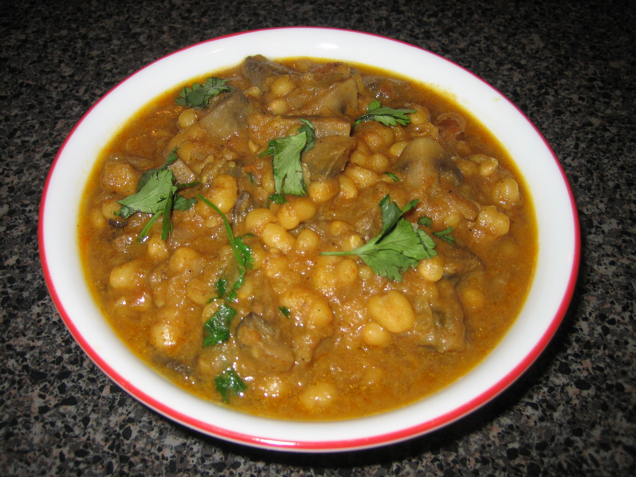 Soybean Mushroom Curry