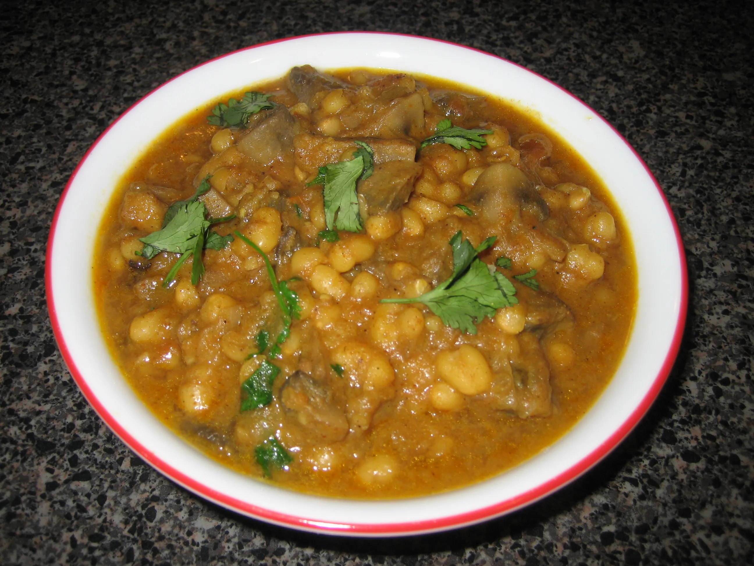Soybean Mushroom Curry
