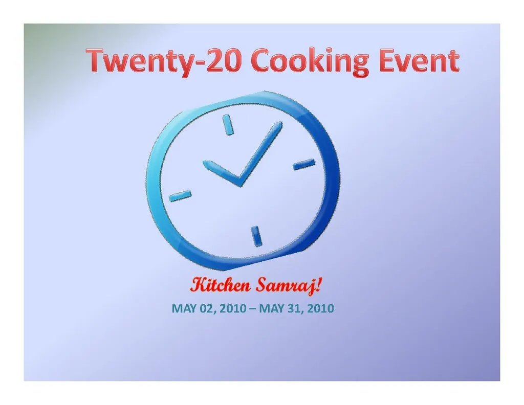 Twenty 20 cooking event