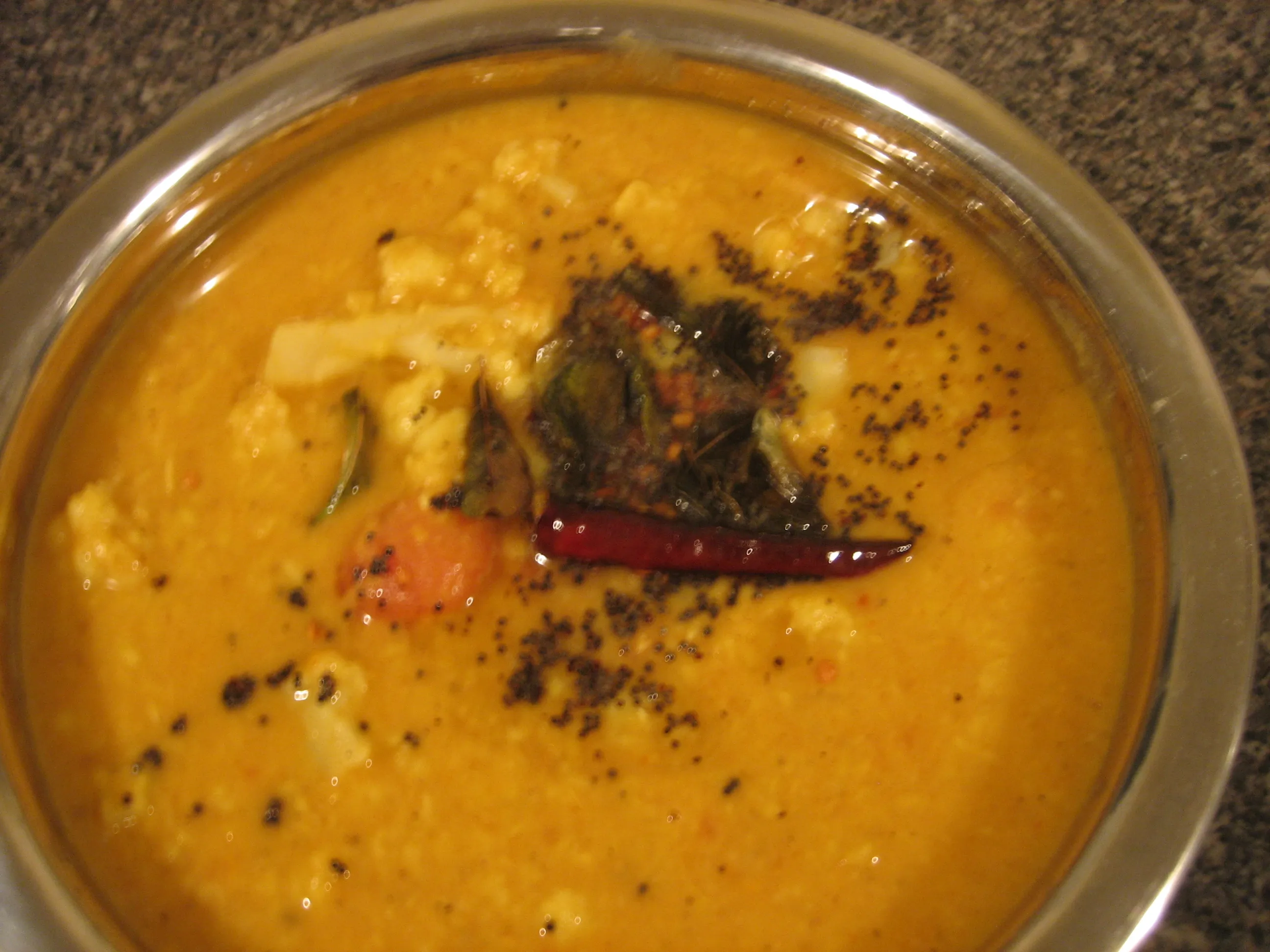Cauliflower Poricha Kuzhambu