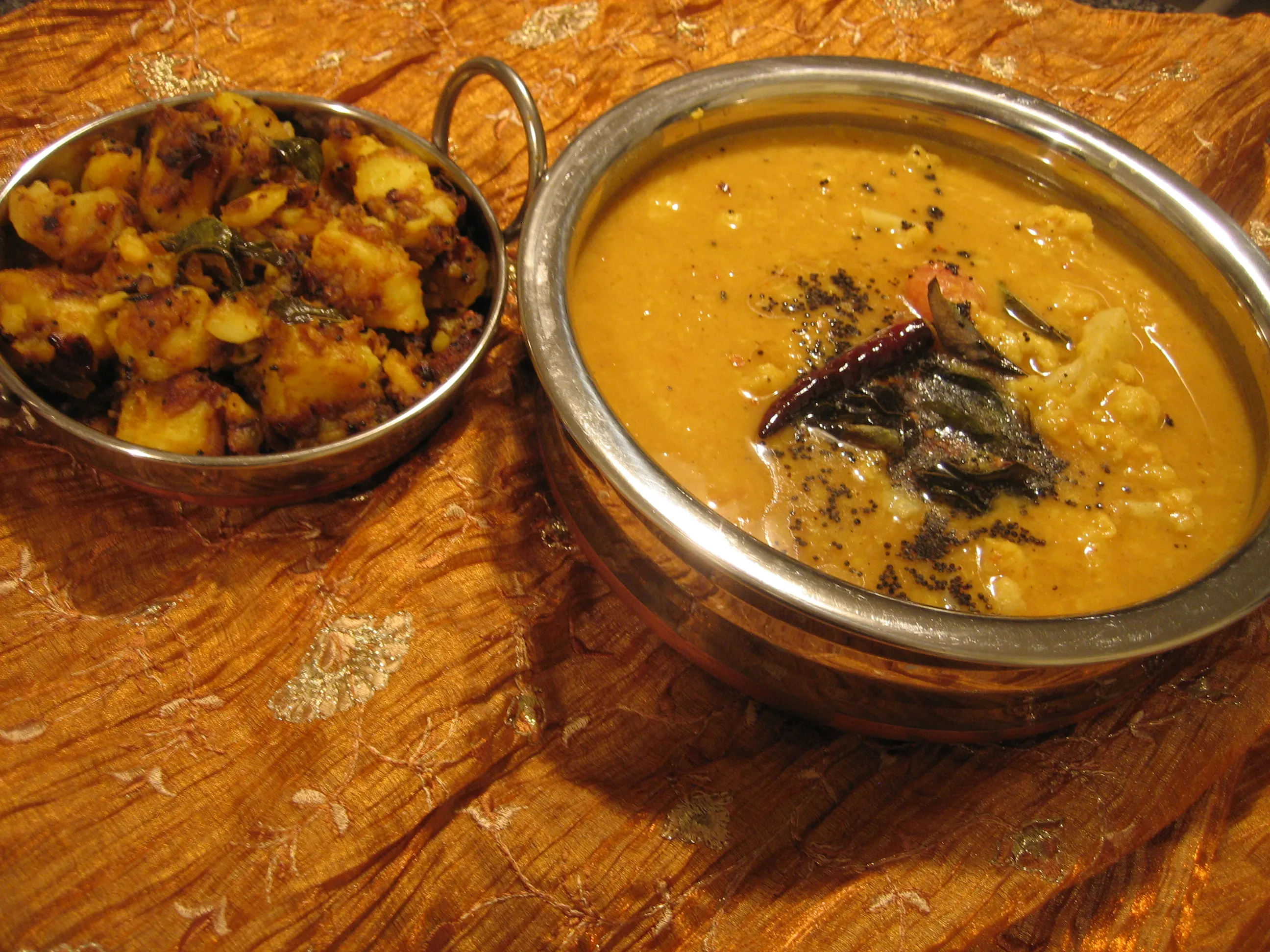 Cauliflower Poricha Kuzhambu