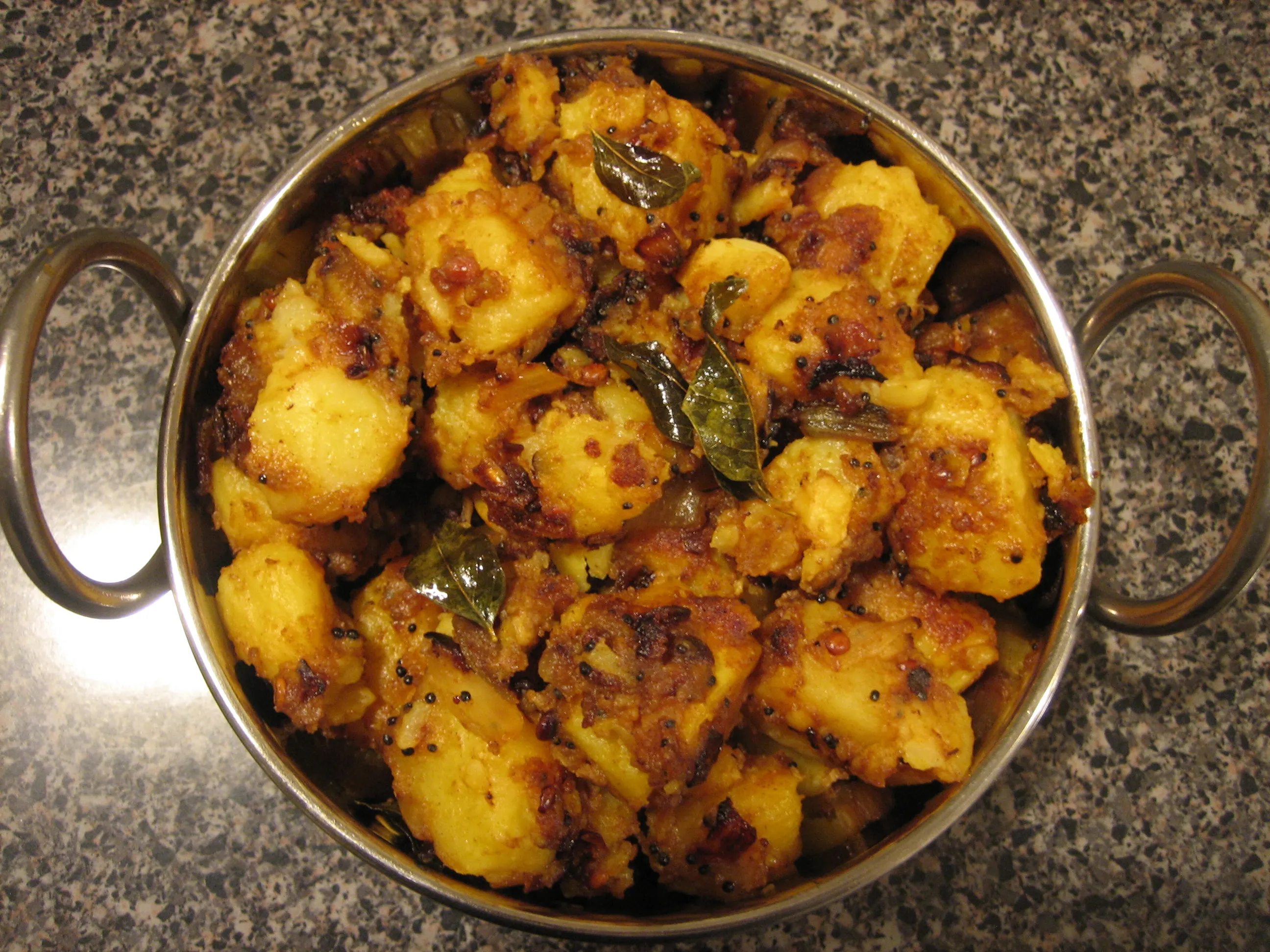Urulaikizhangu Kara Kari(spicy potato fry)