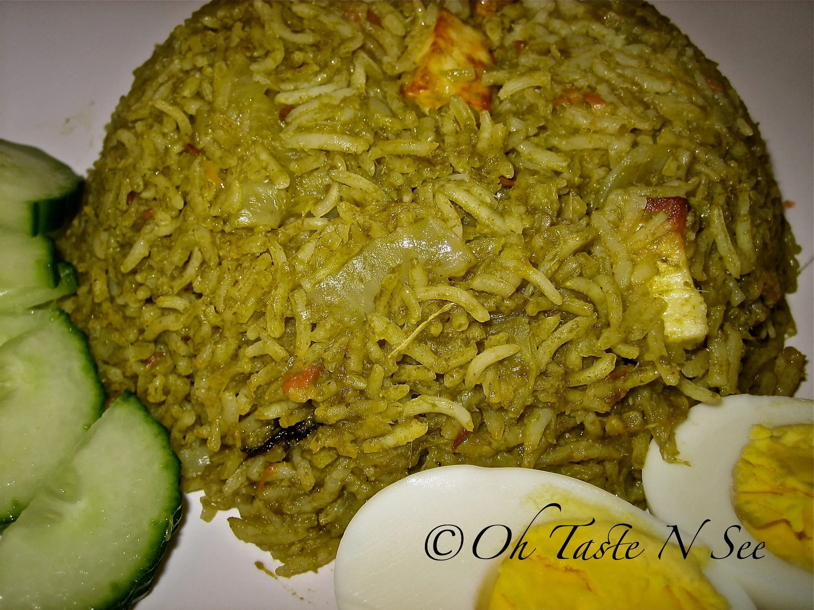 Palak Paneer Pulav
