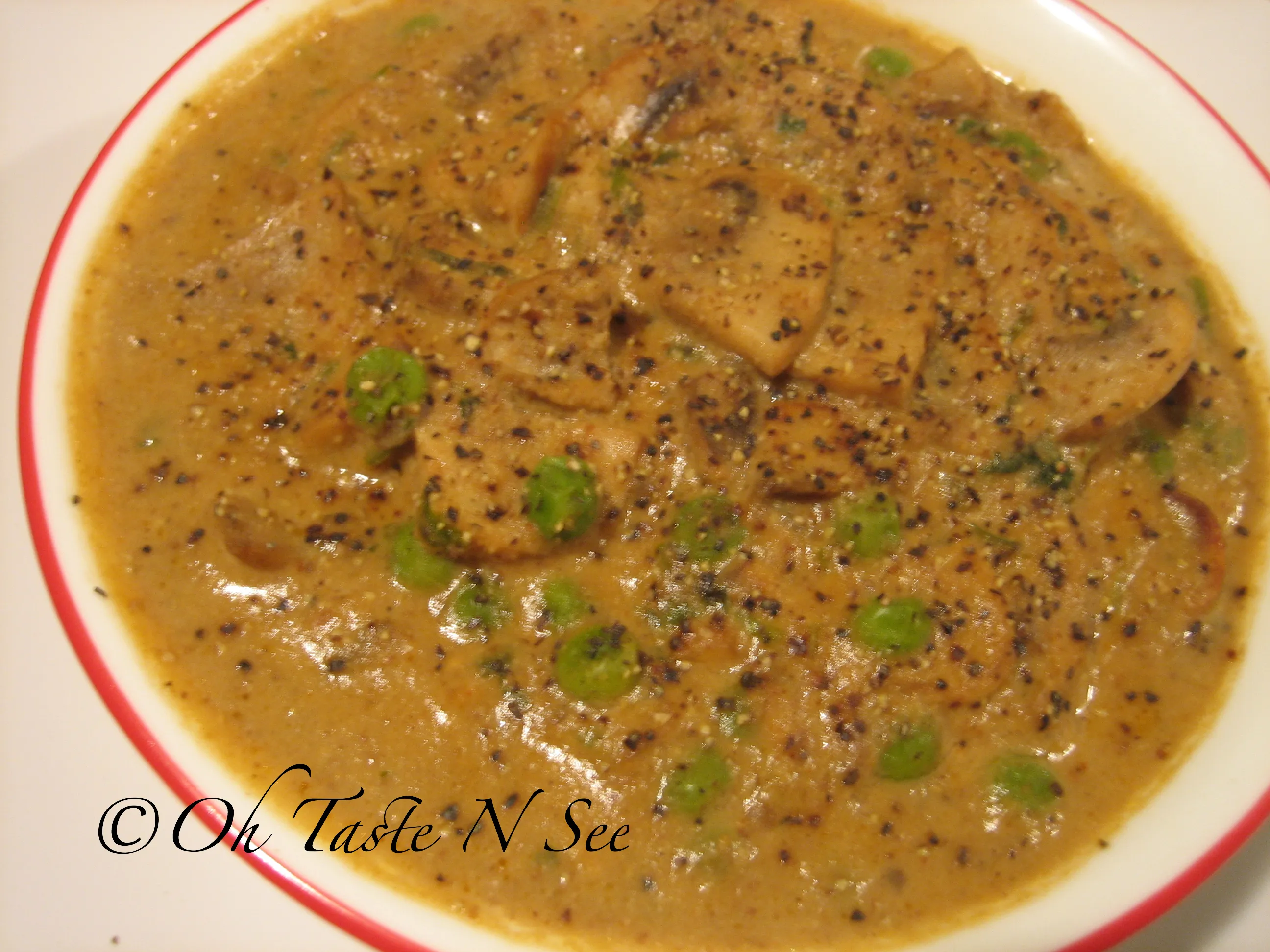 Mushroom Badami Curry
