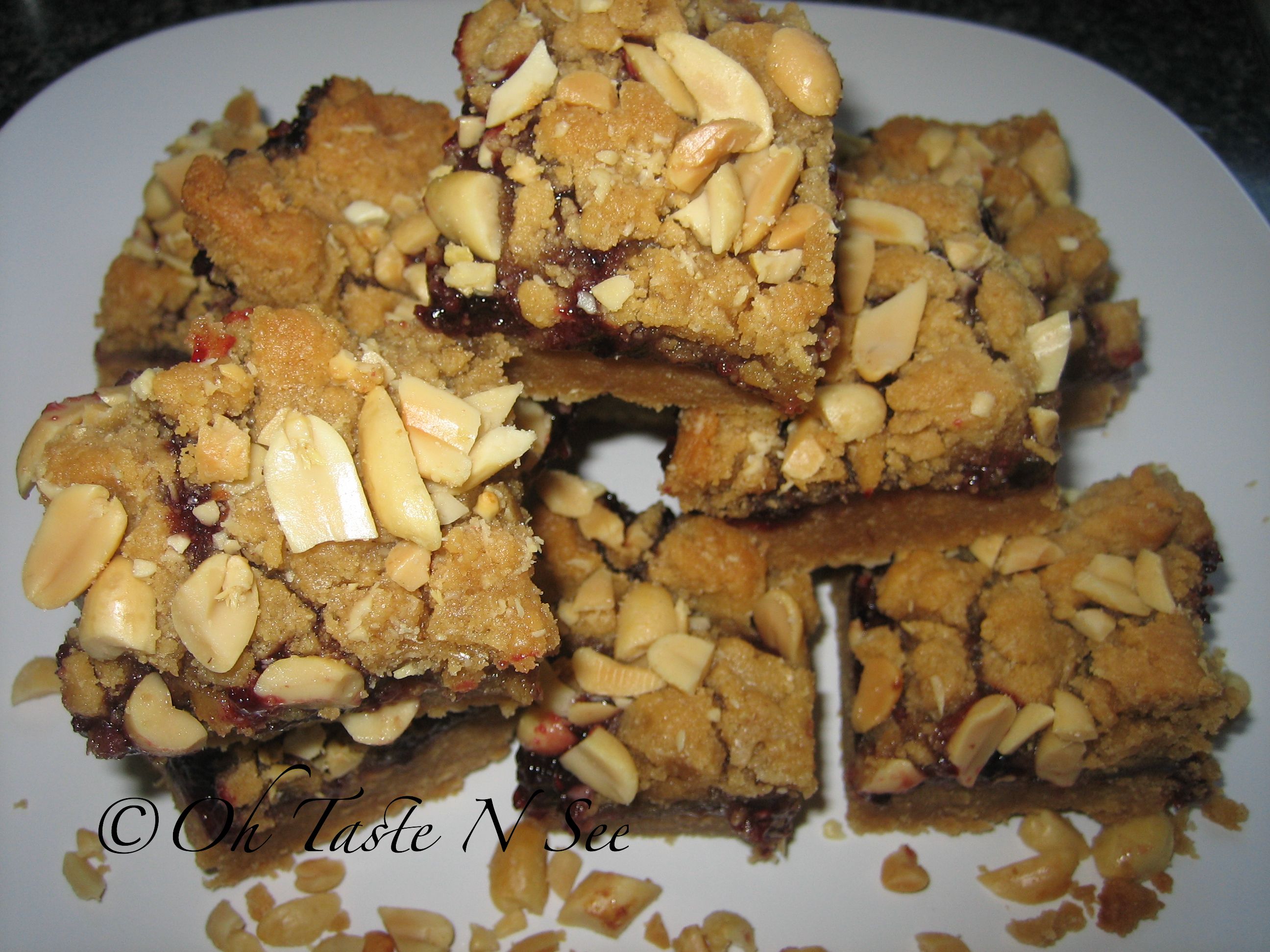 Peanut Butter and Jelly bars