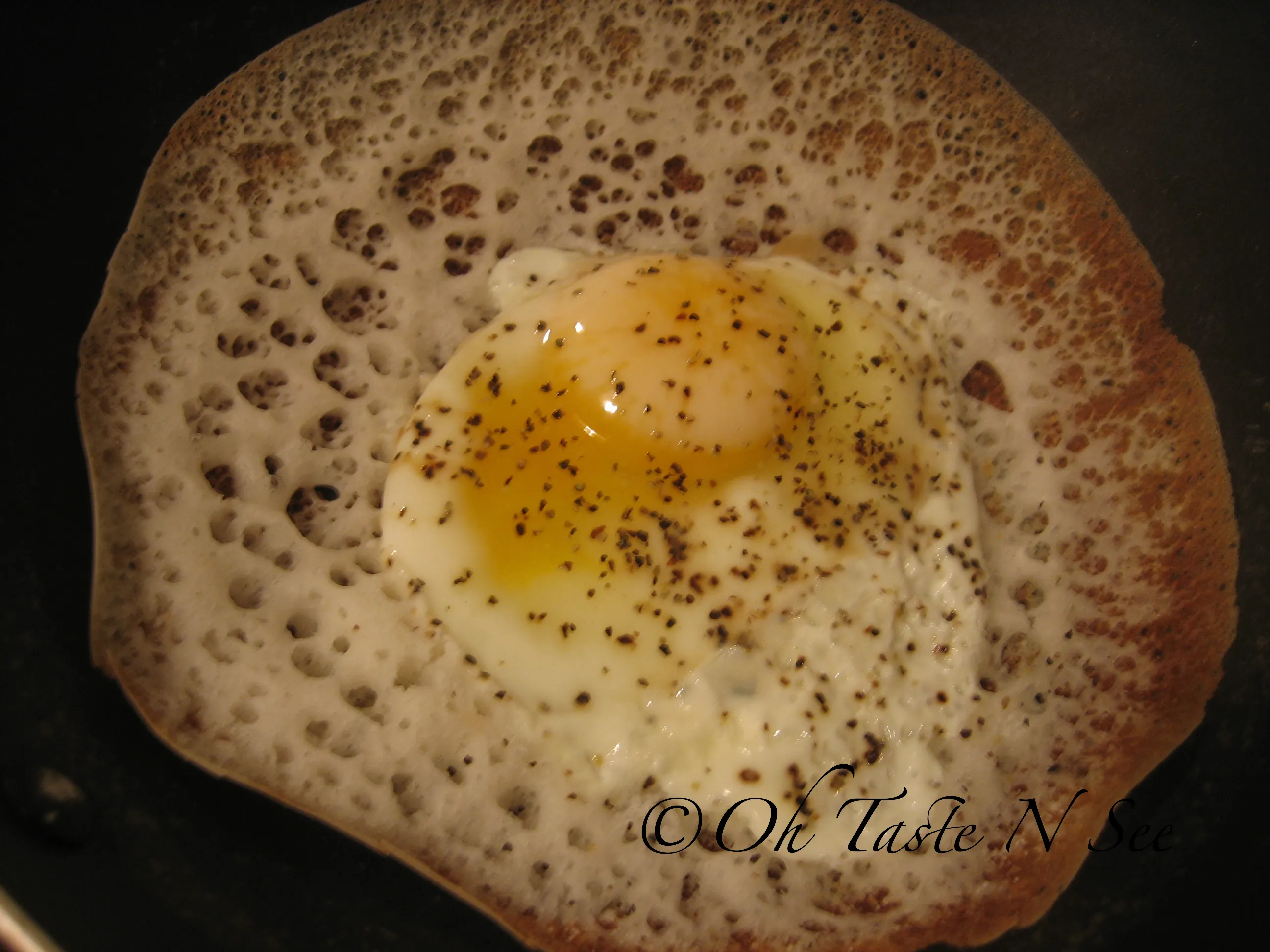 Appam with egg