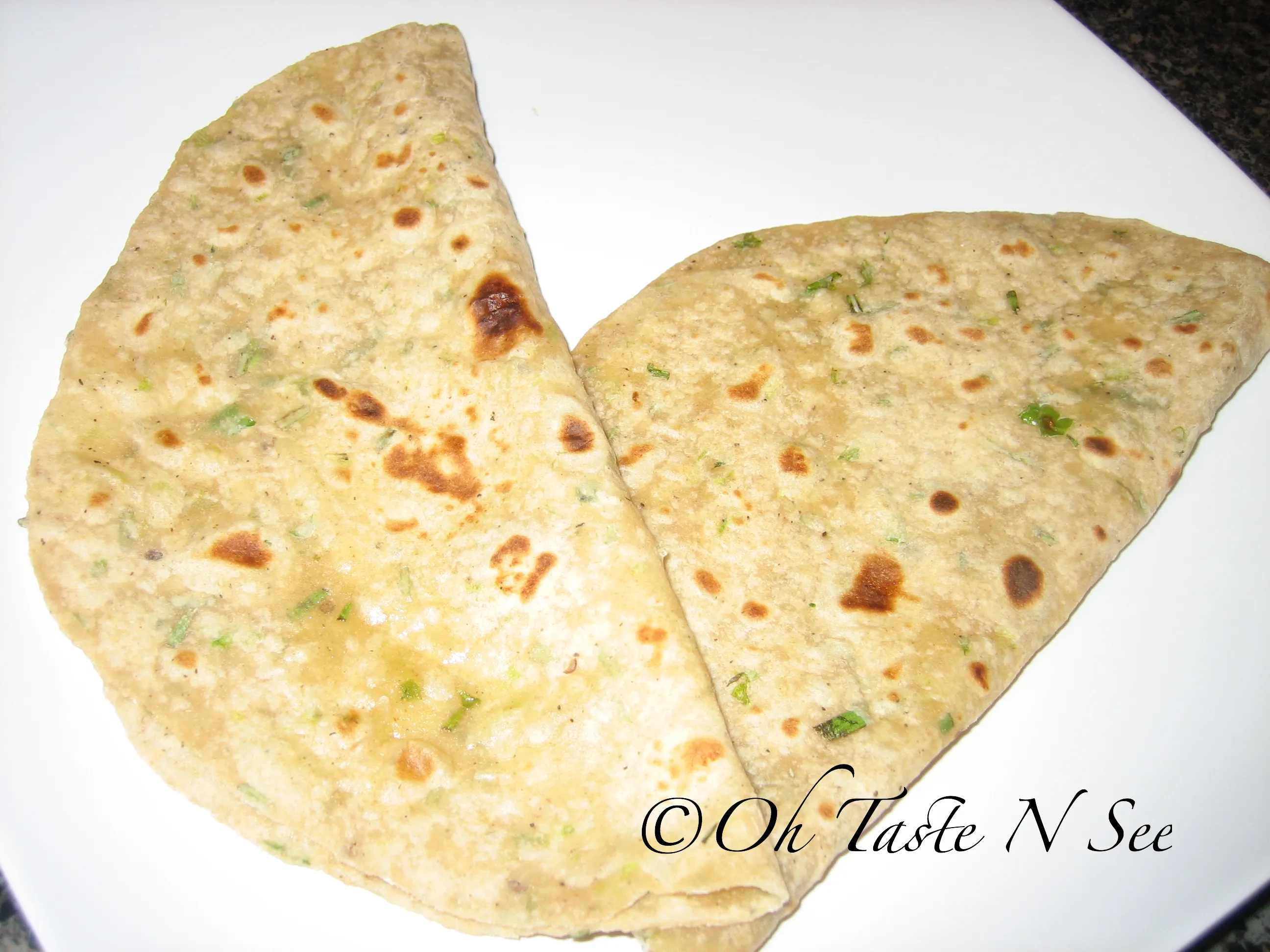 Rosemary Scallion Paratha