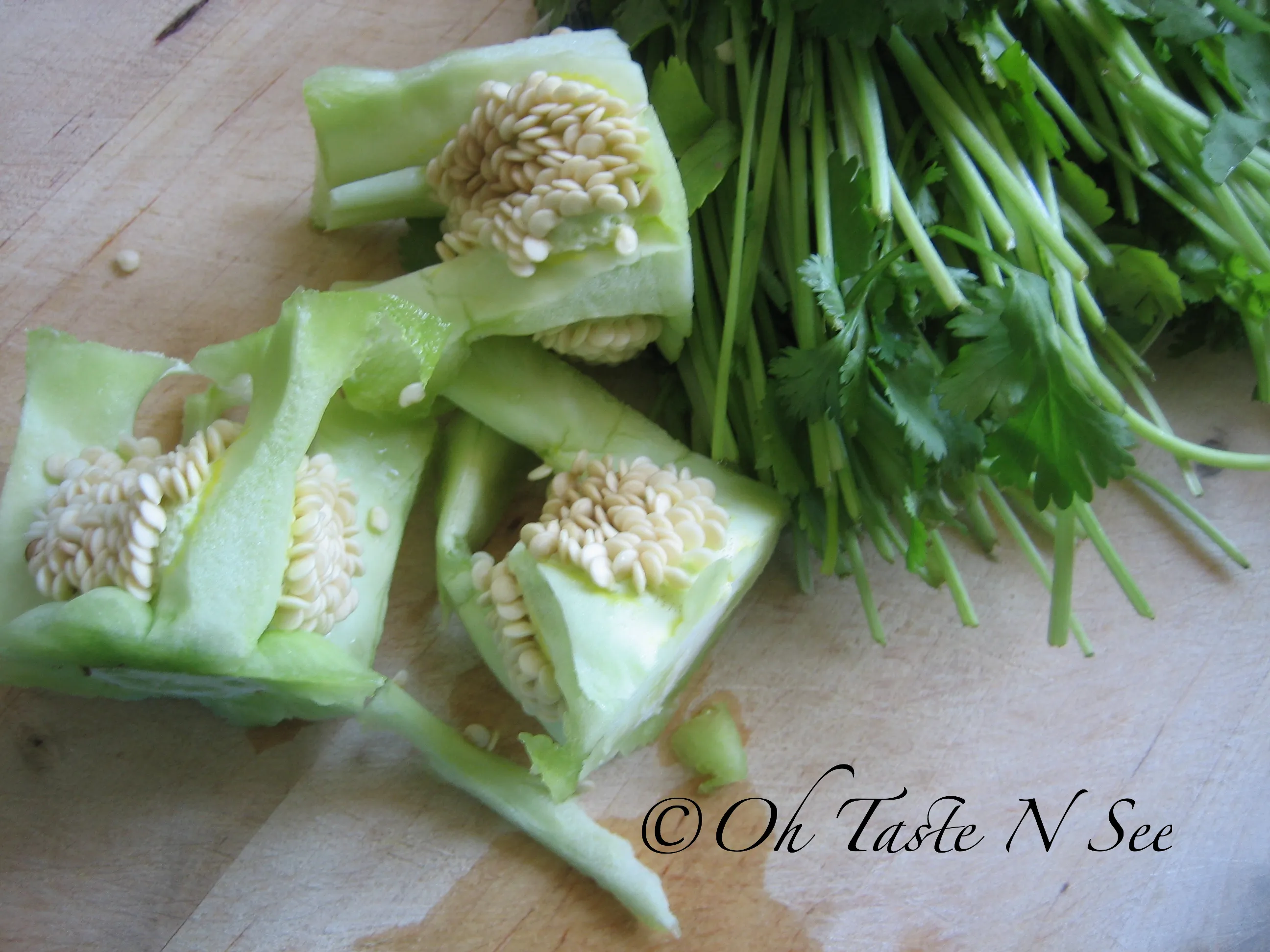 Capsicum Membrane and Cilantro stalks