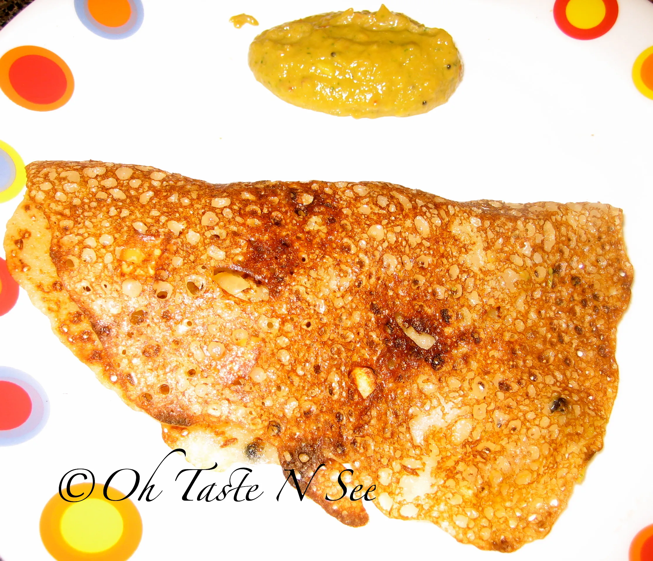 Onion Rava Dosa