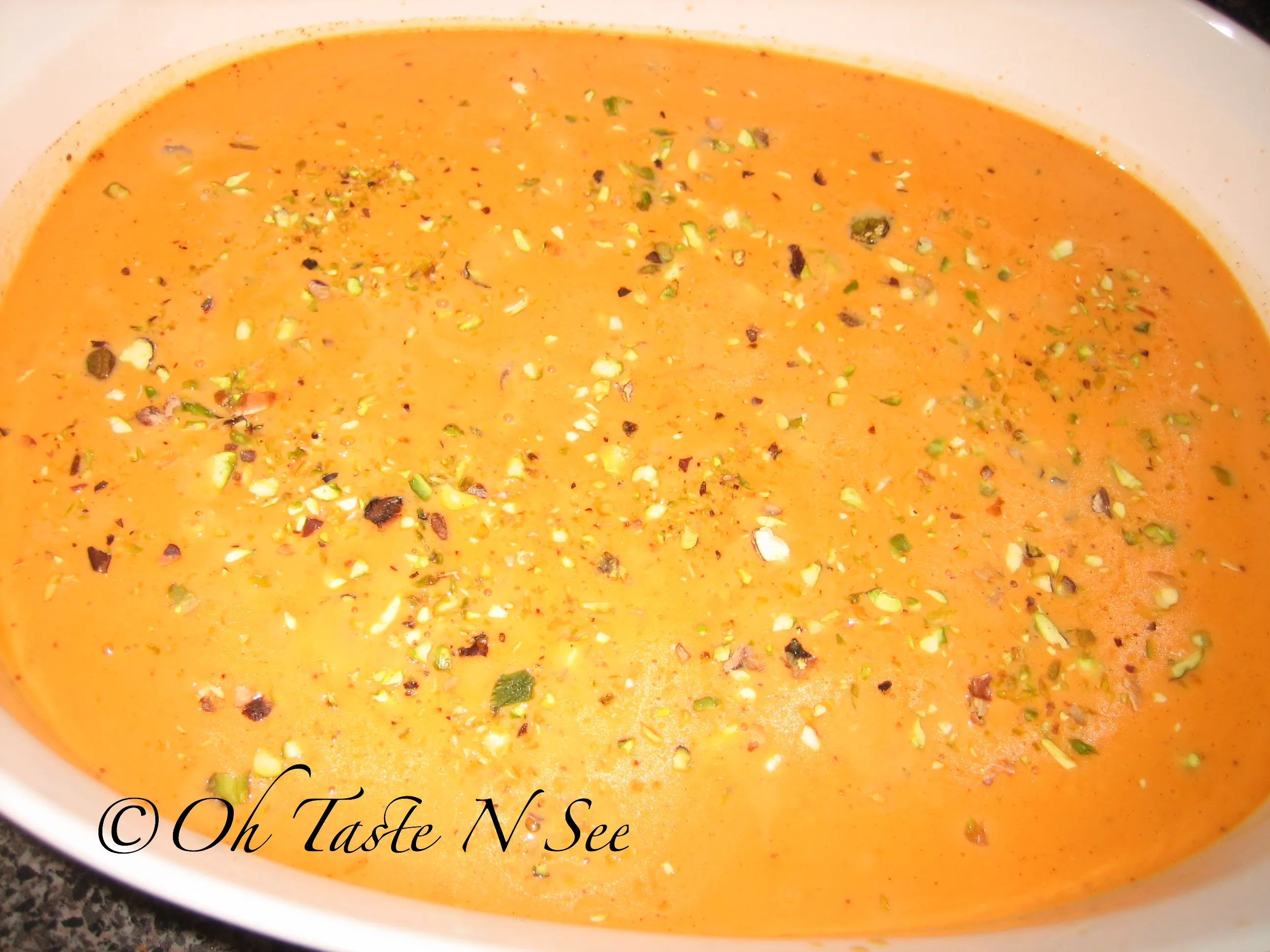 Carrot almond milk mixture