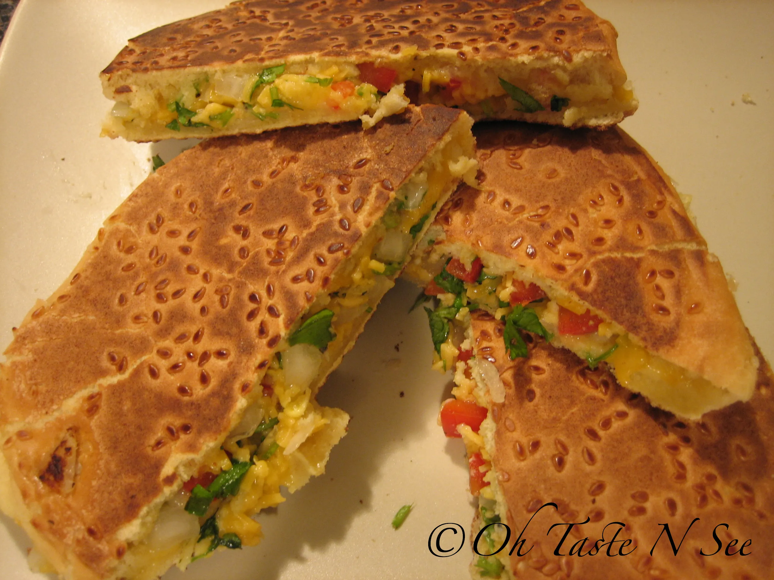 Indianized Grilled Cheese Sandwiches