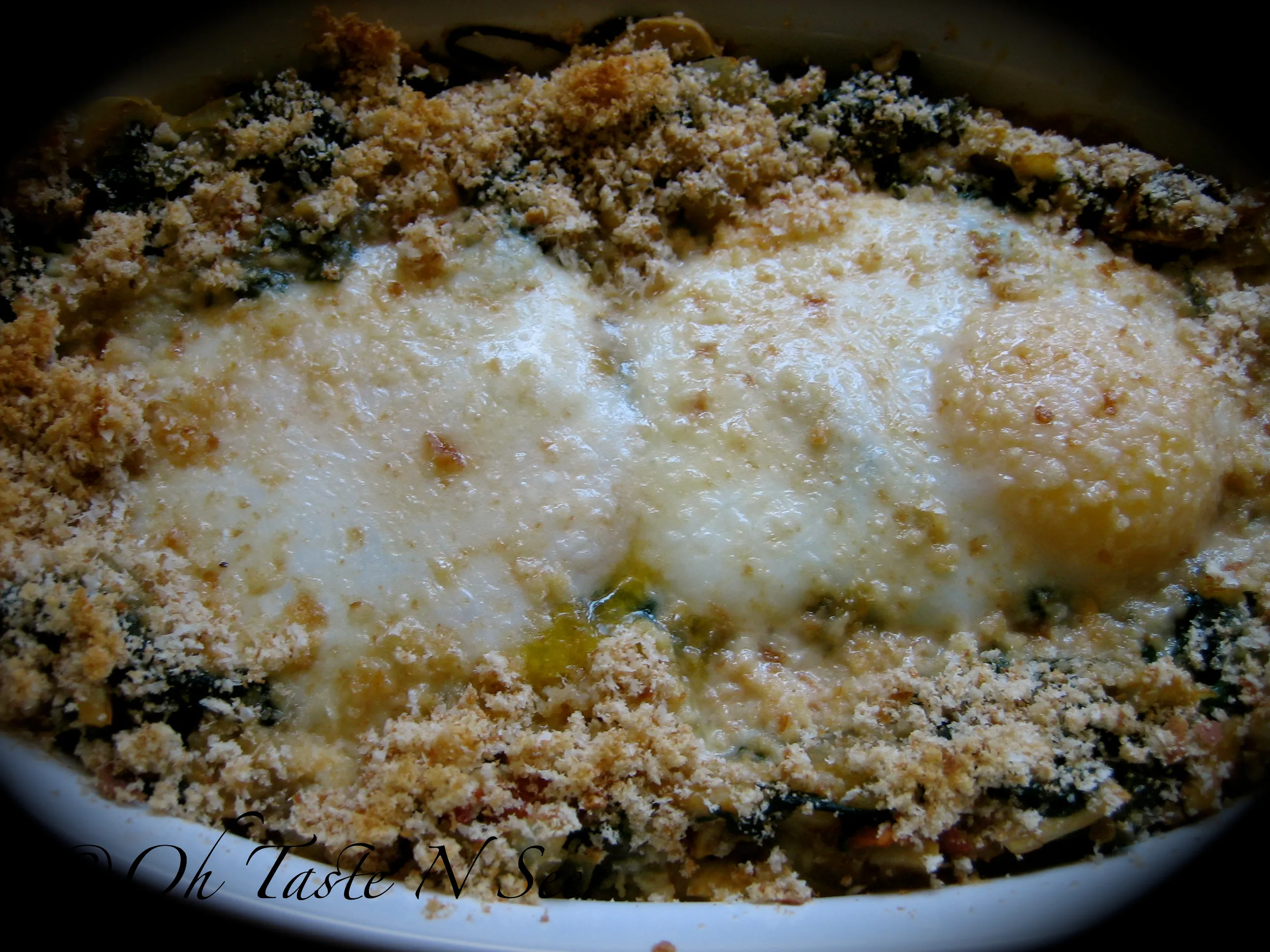 Baked Eggs Florentine