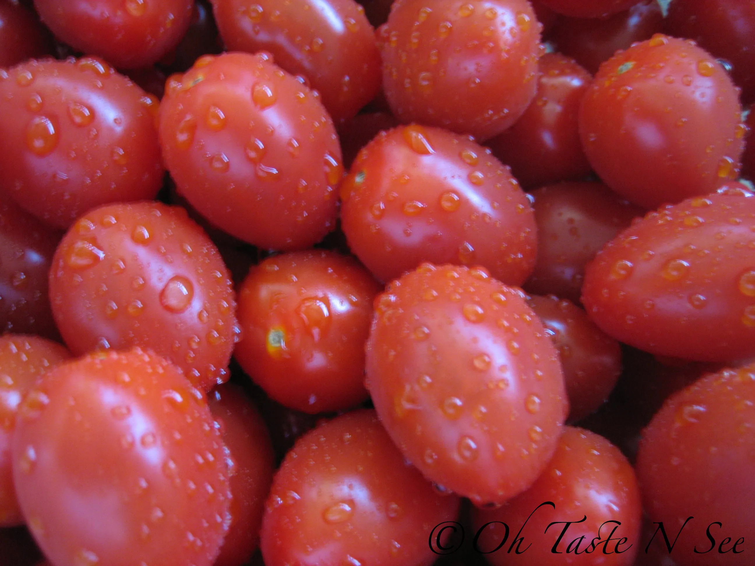 Pasta baked with a Roasted cherry tomato sauce