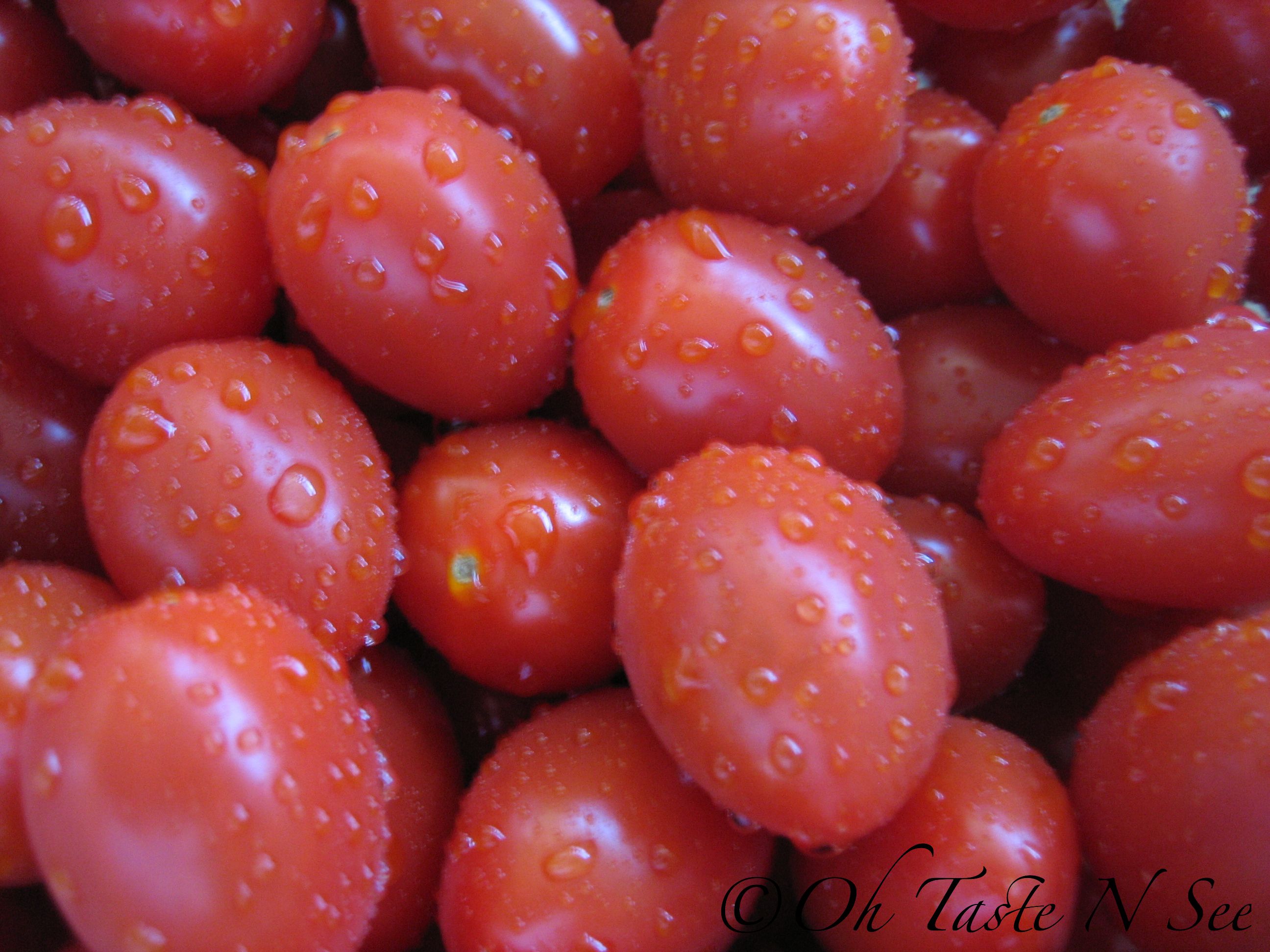 Pasta baked with a Roasted cherry tomato sauce