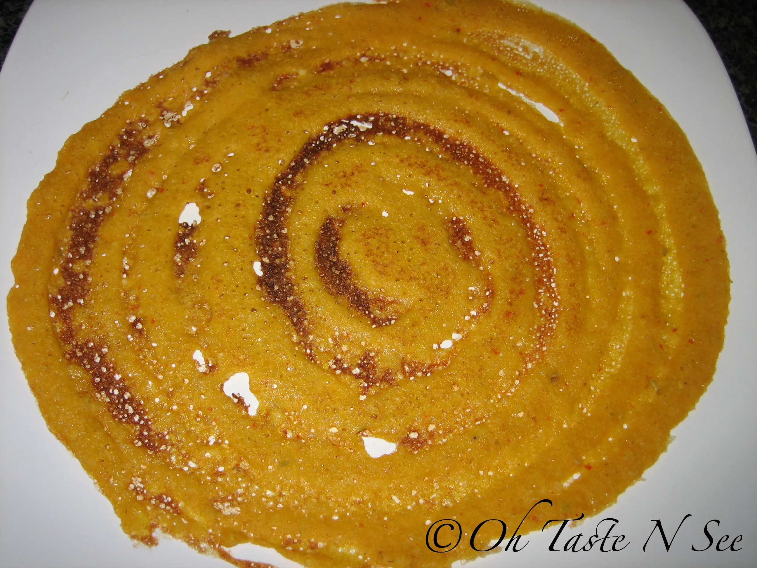 Carrot Oats Dosa 1