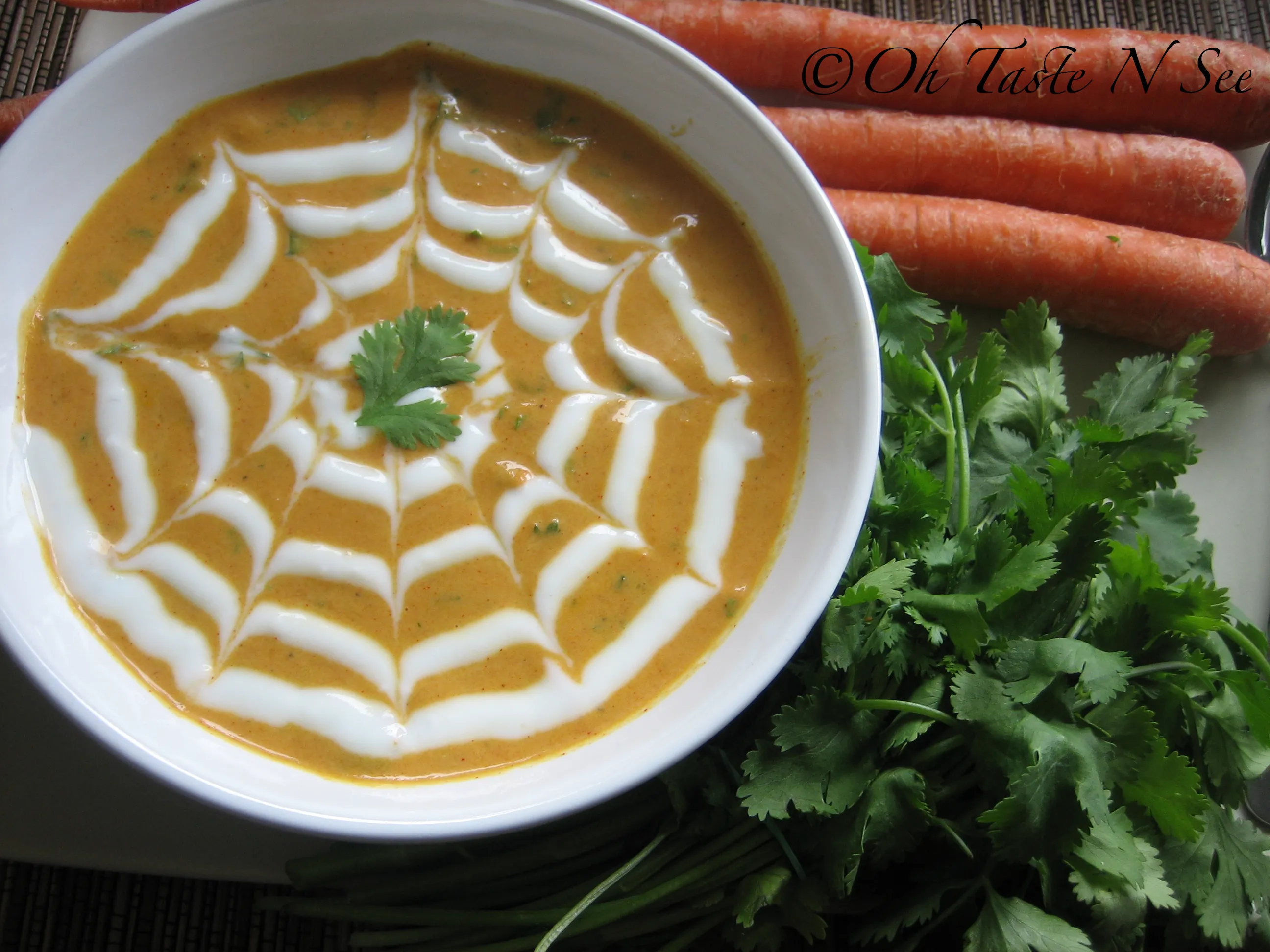 Chilled Carrot Coriander Soup