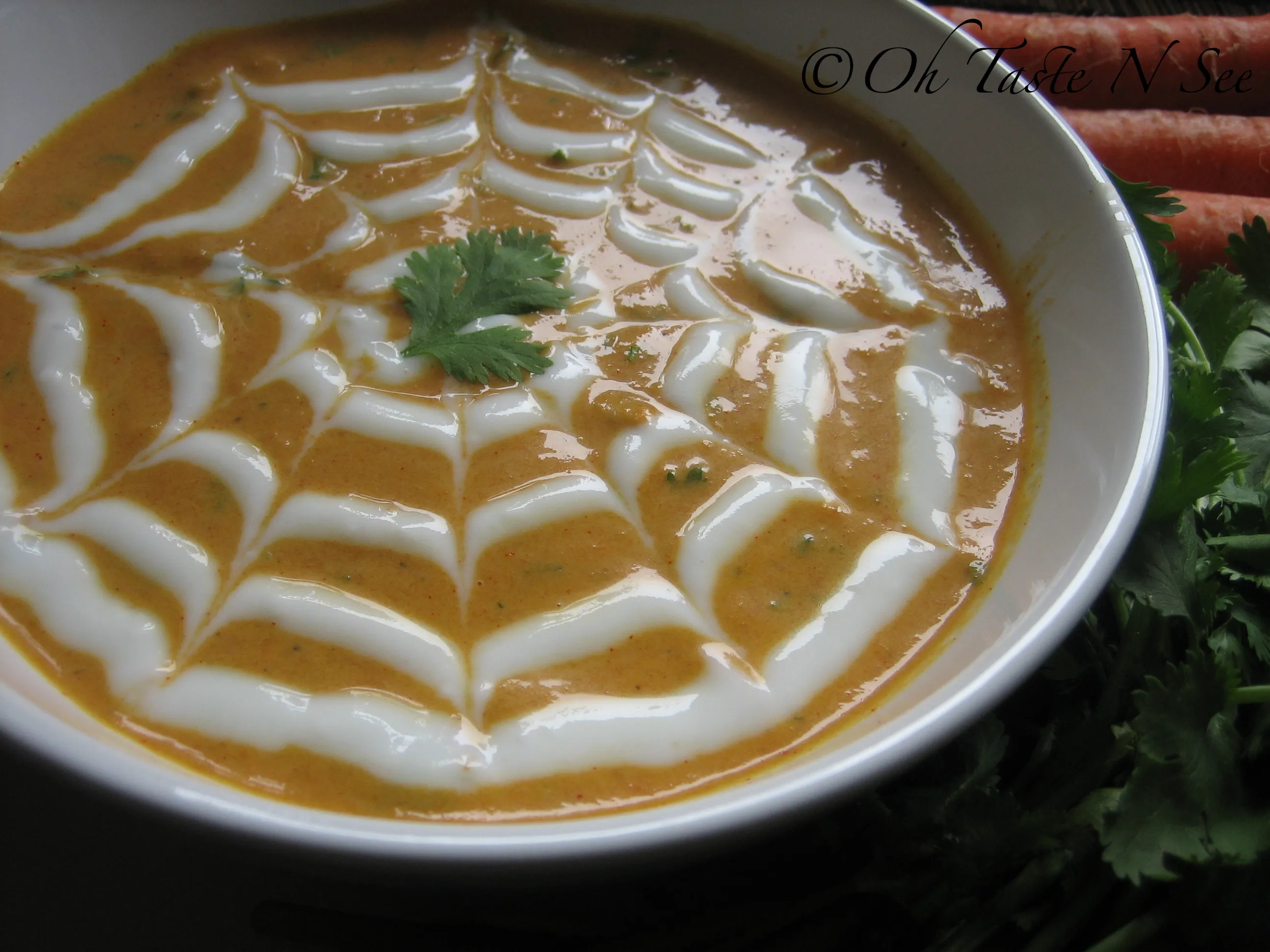 Chilled Carrot Coriander Soup