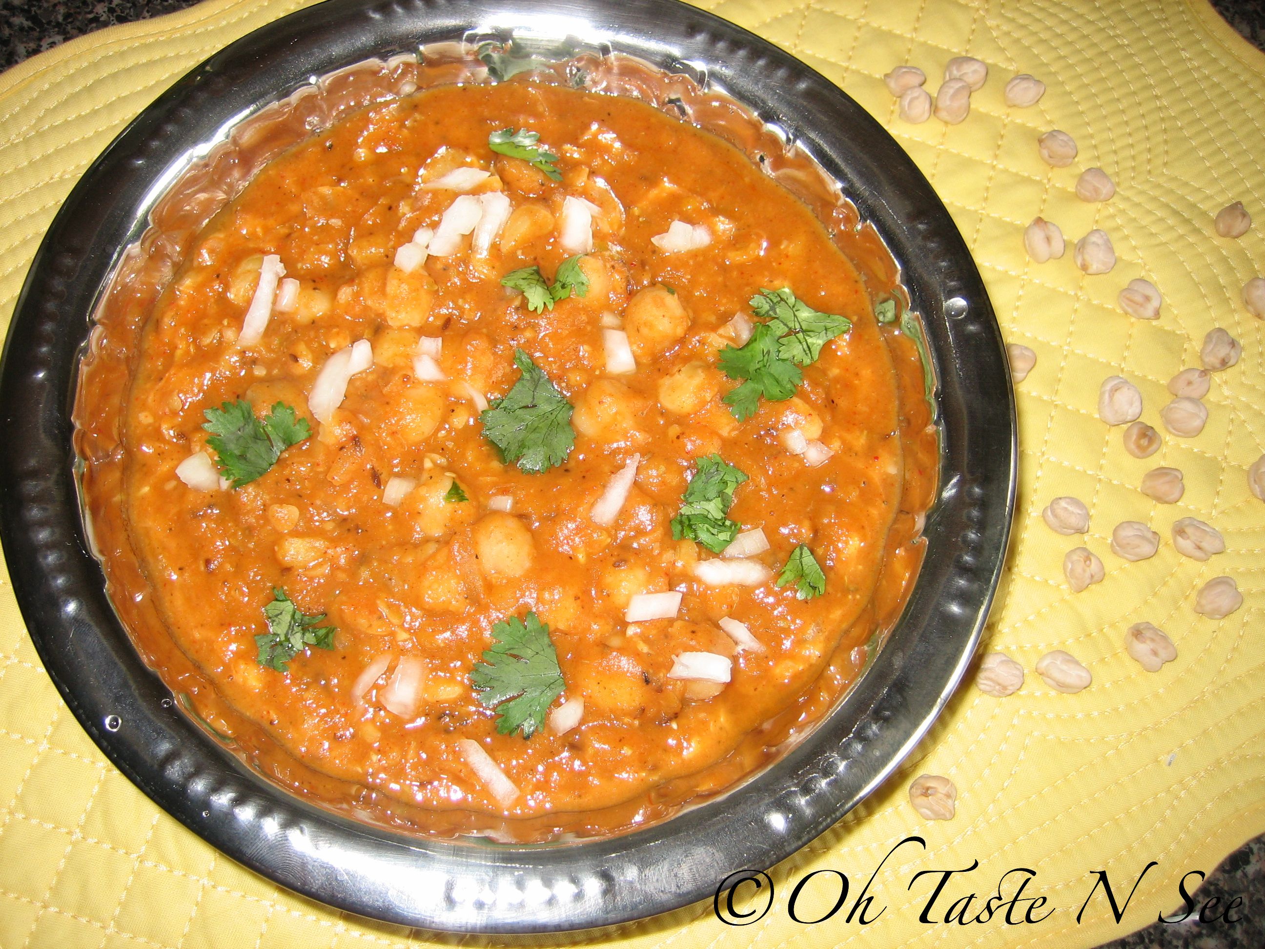 Easy channa Masala