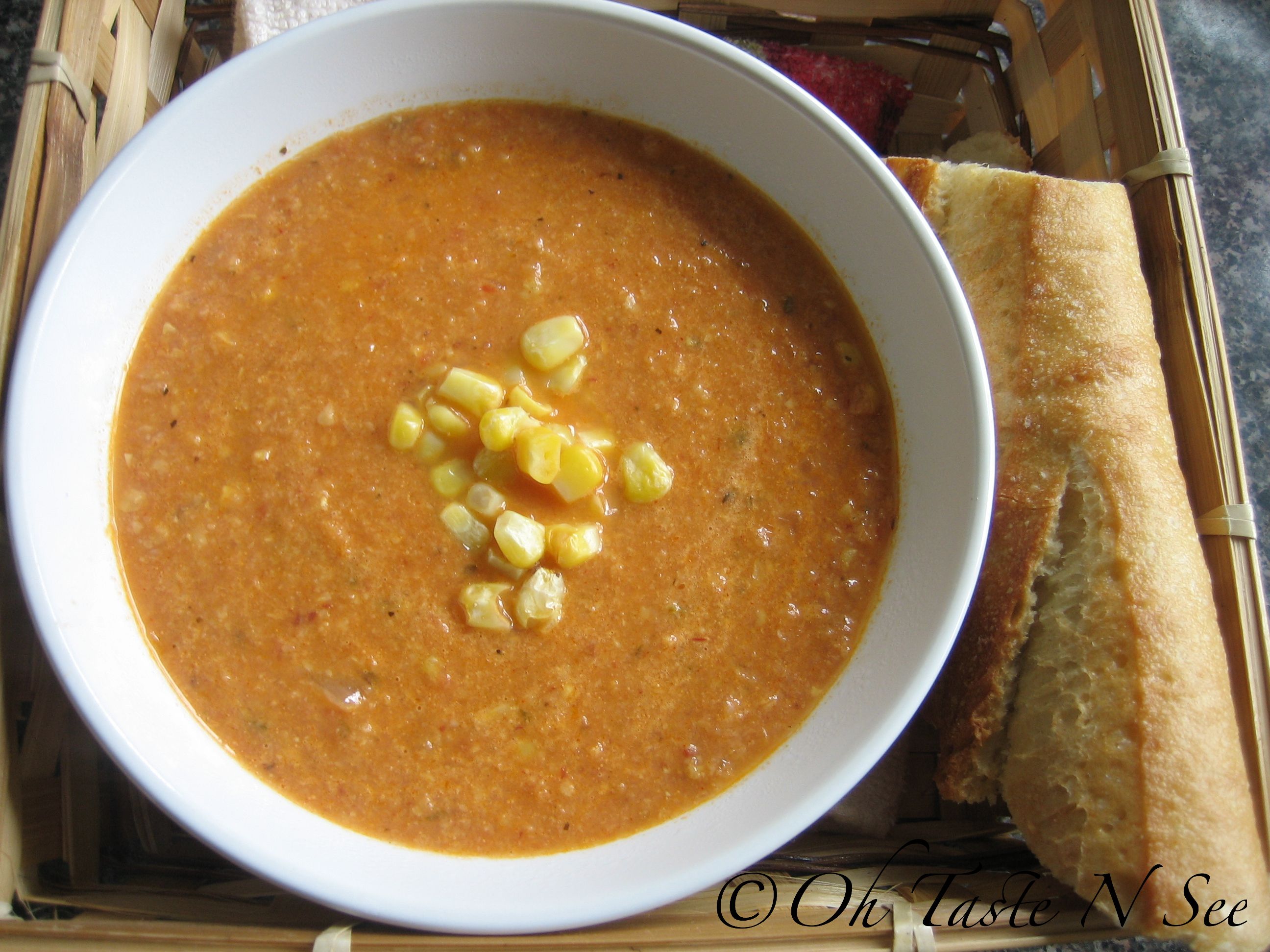Chipotle Corn Tomato Soup