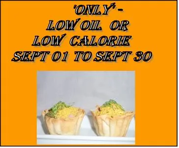 Only - Low Oil or Low Calorie Logo