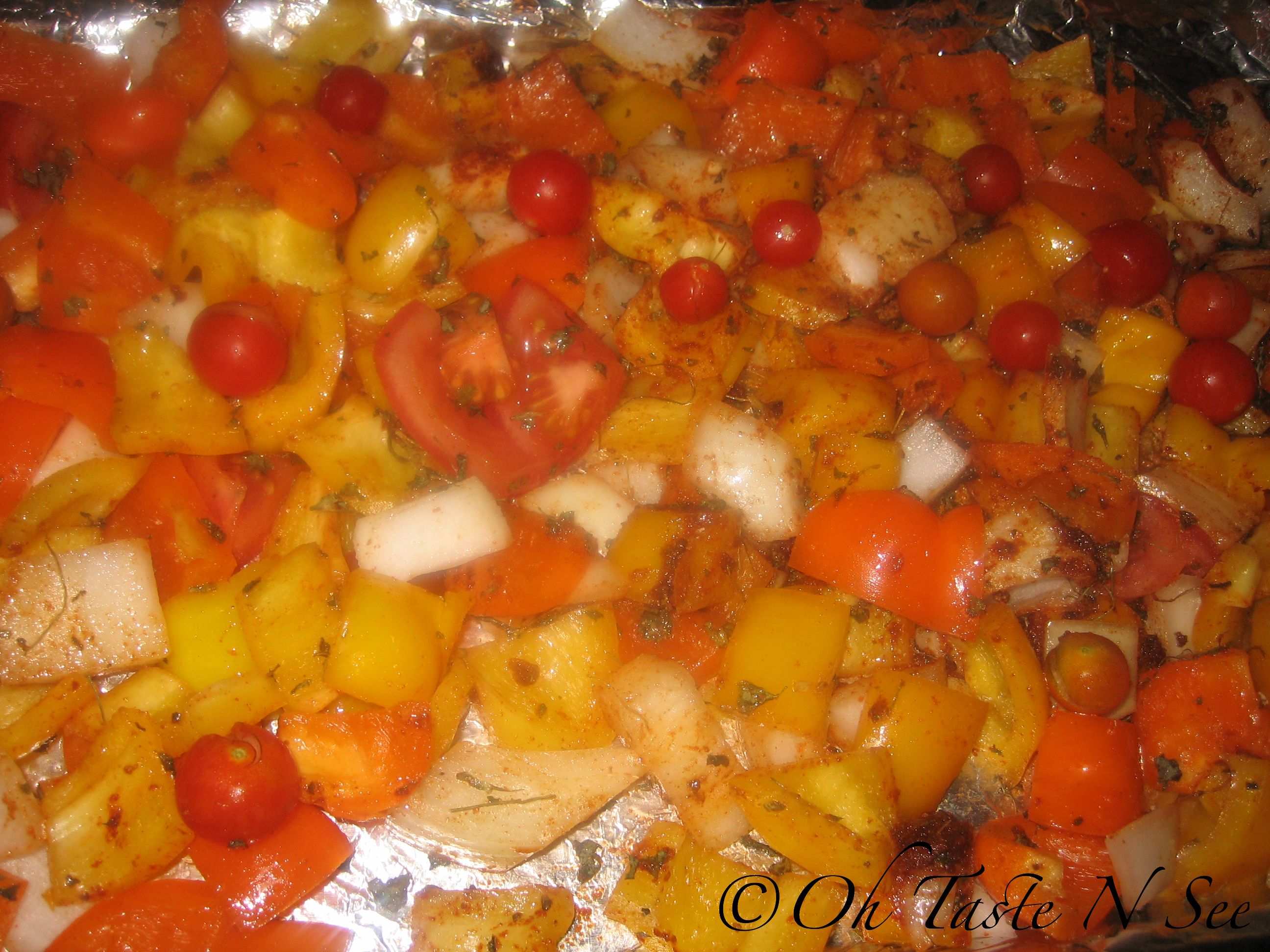 Tandoori Bell Pepper Masala(Roasted bell pepper curry)