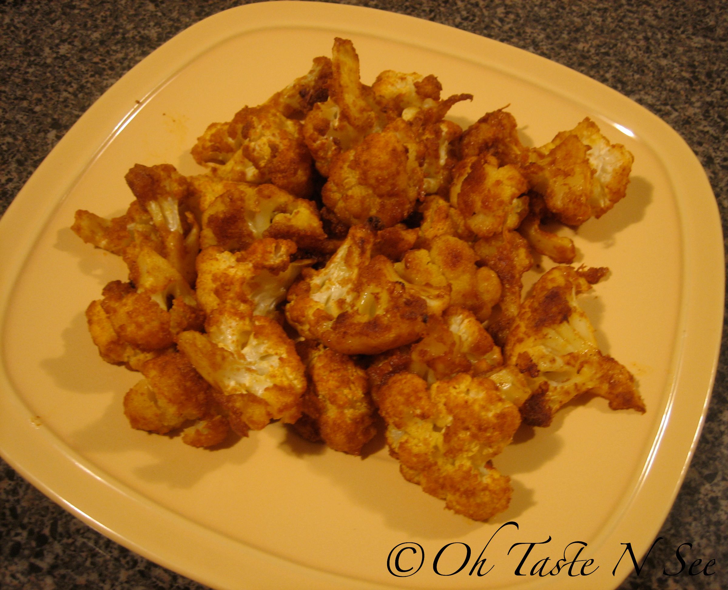 Crispy Oven Roasted Cauliflower