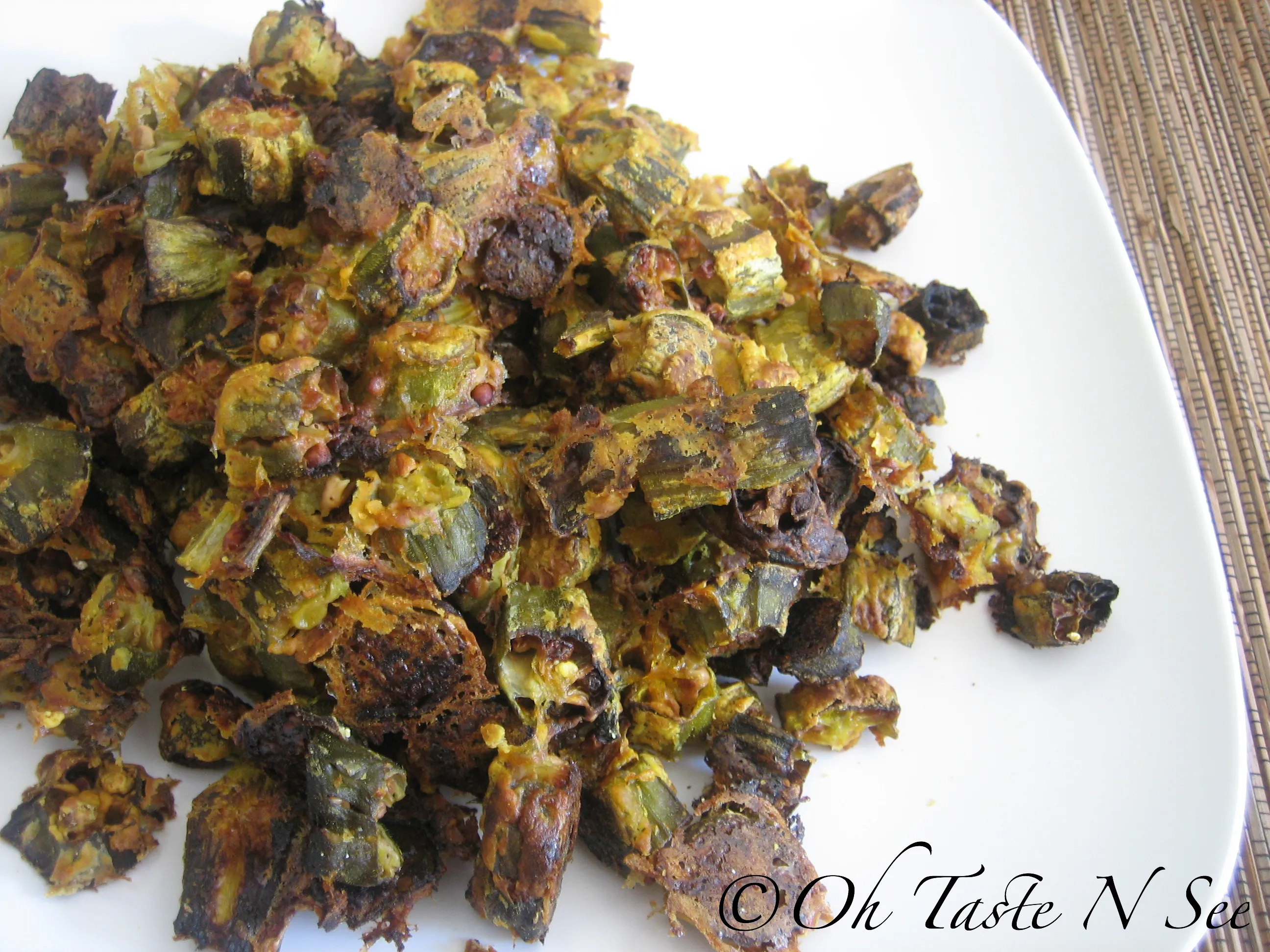 Crispy fried okra 2