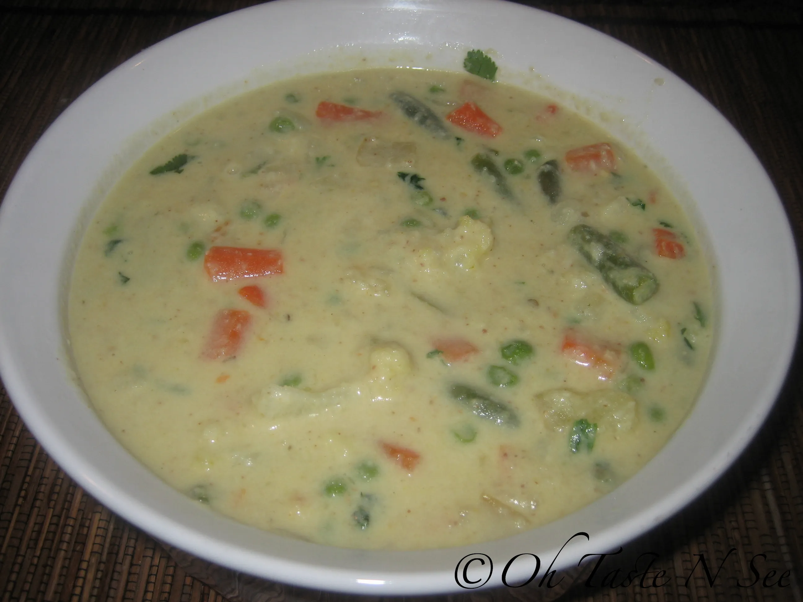 White Vegetable Korma 2