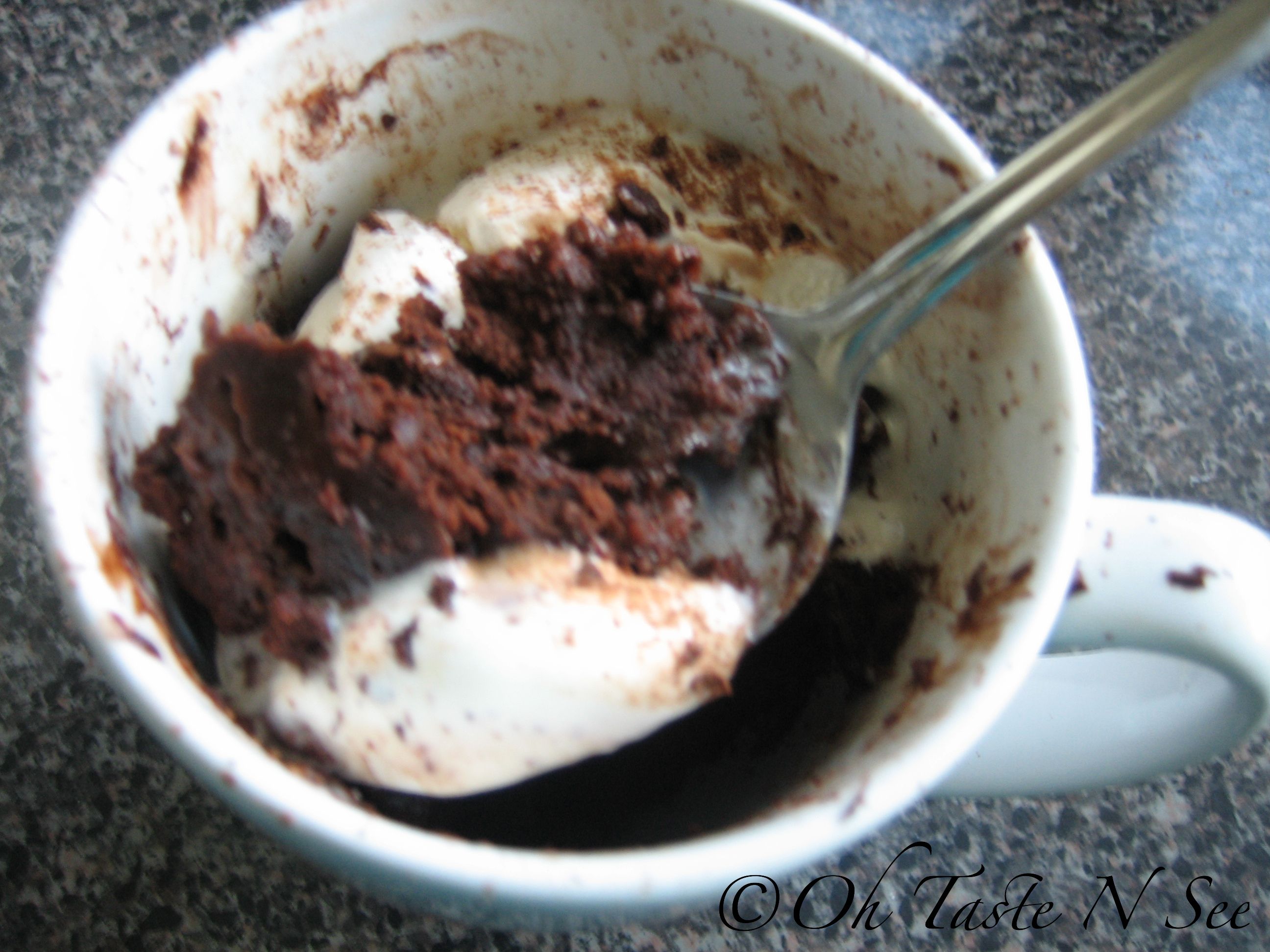 200th Post - 2 min Microwave Chocolate Mug Cake