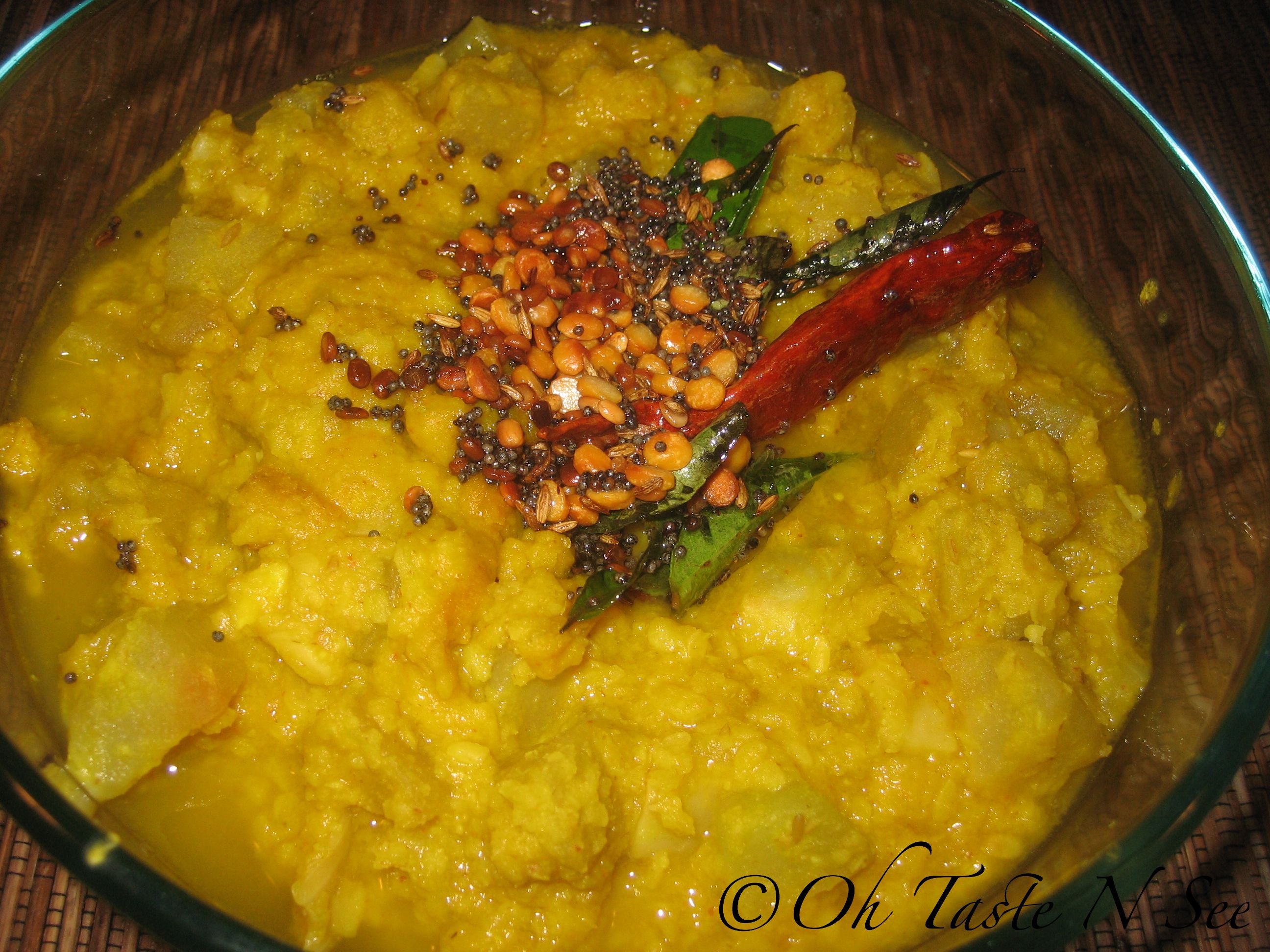 Carrot Chayote Poricha Kootu