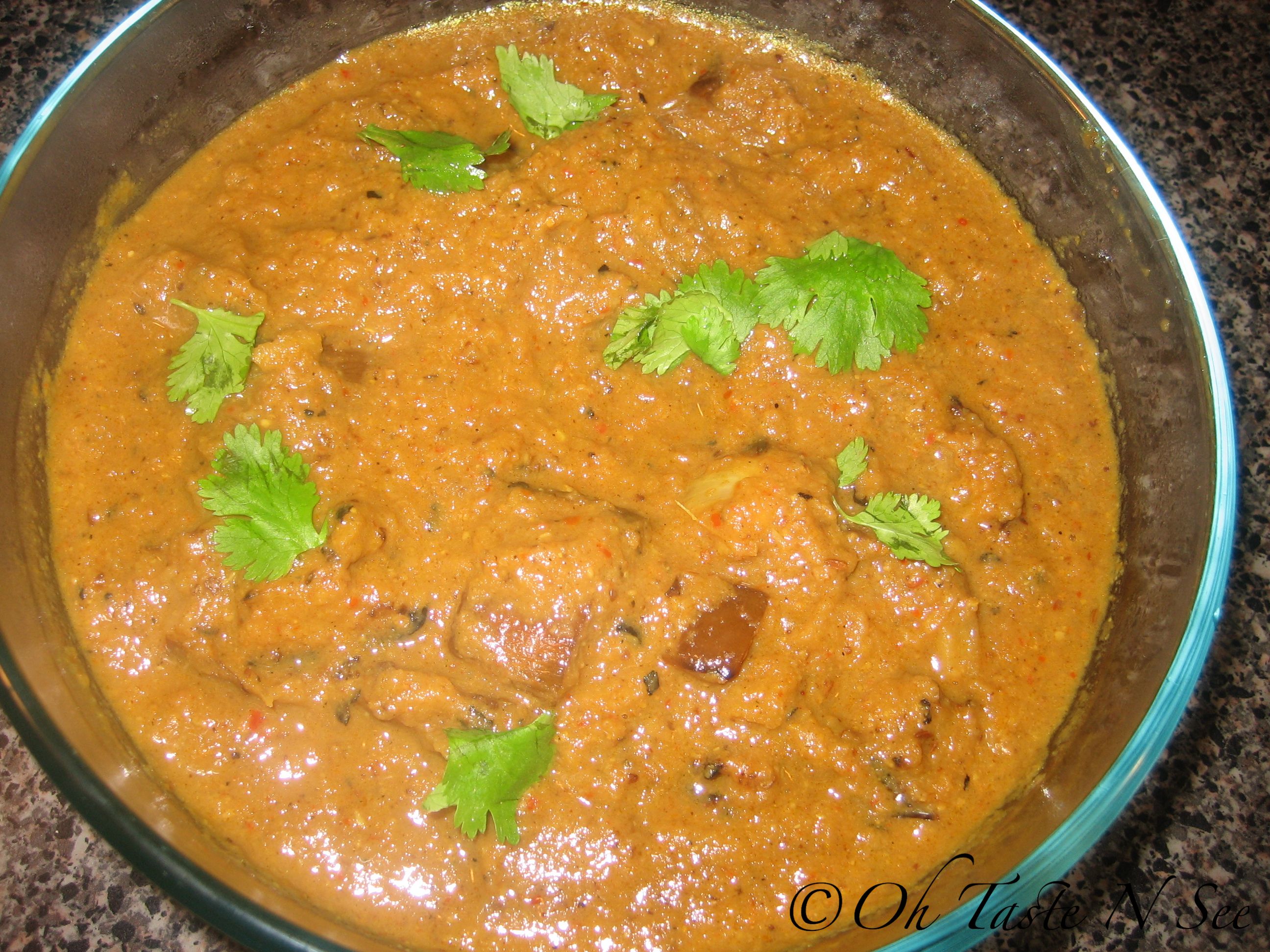 Khatte Baingan Masala