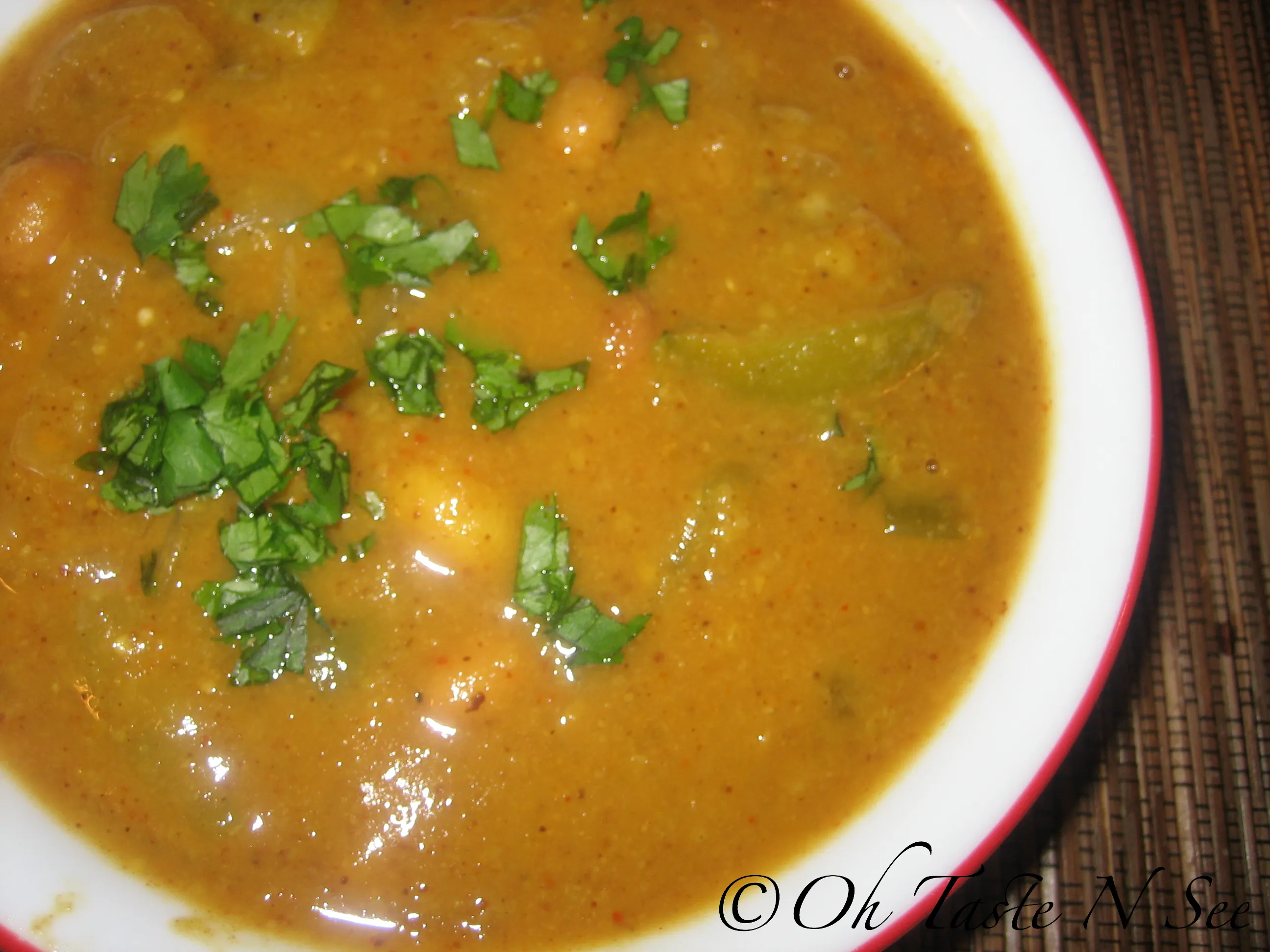 Tomatillo Peanut Kuzhambu 2