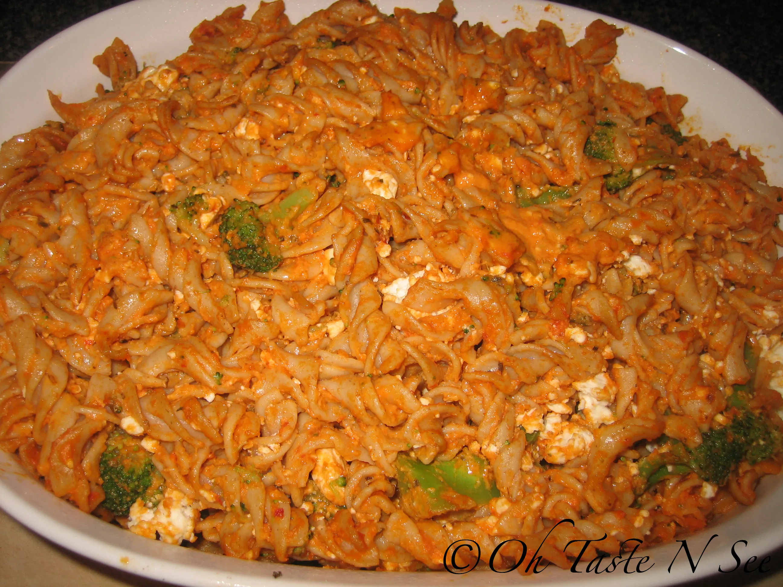 Spicy Pesto n Broccoli Pasta