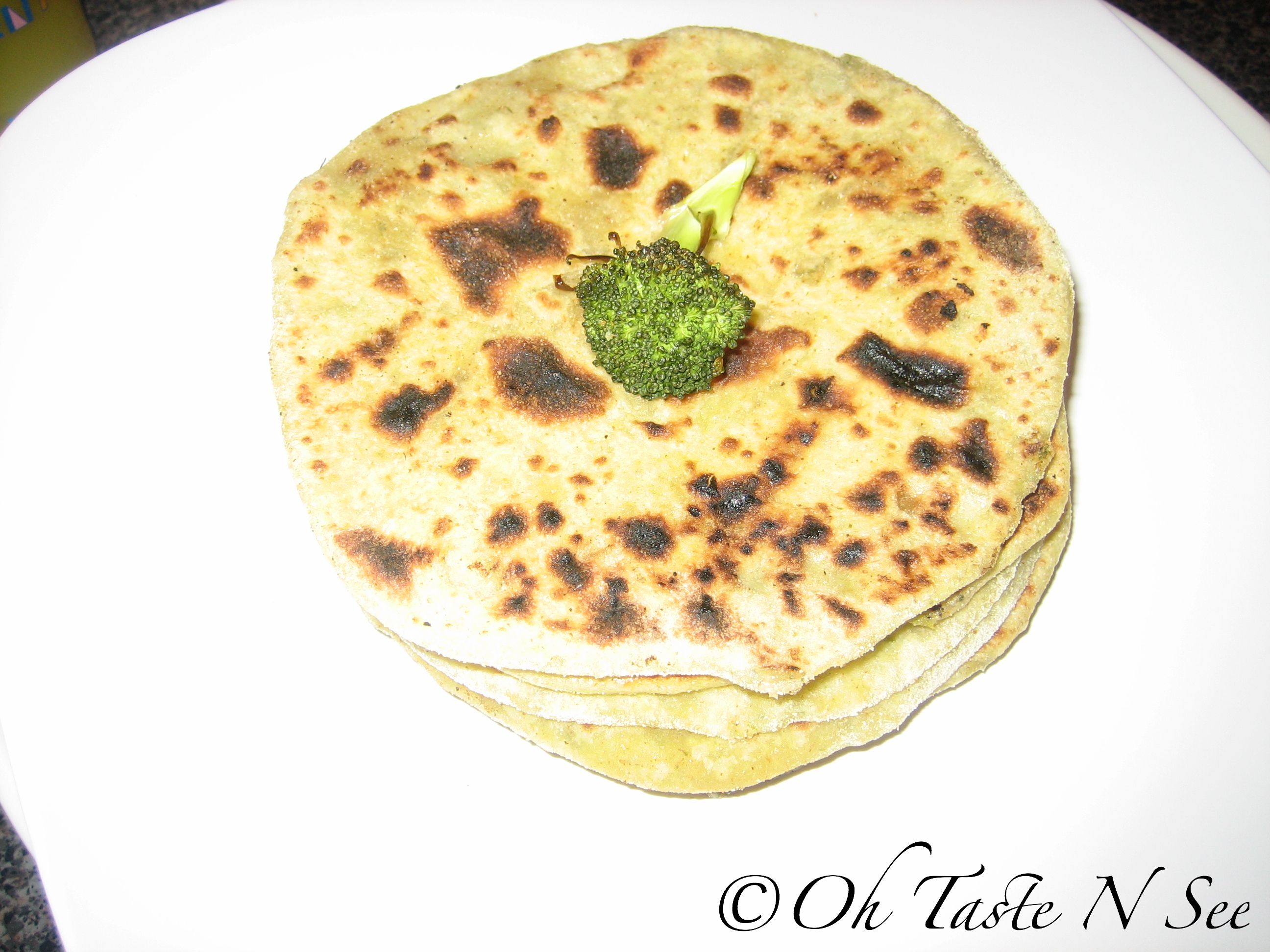 Broccoli Aloo Paratha