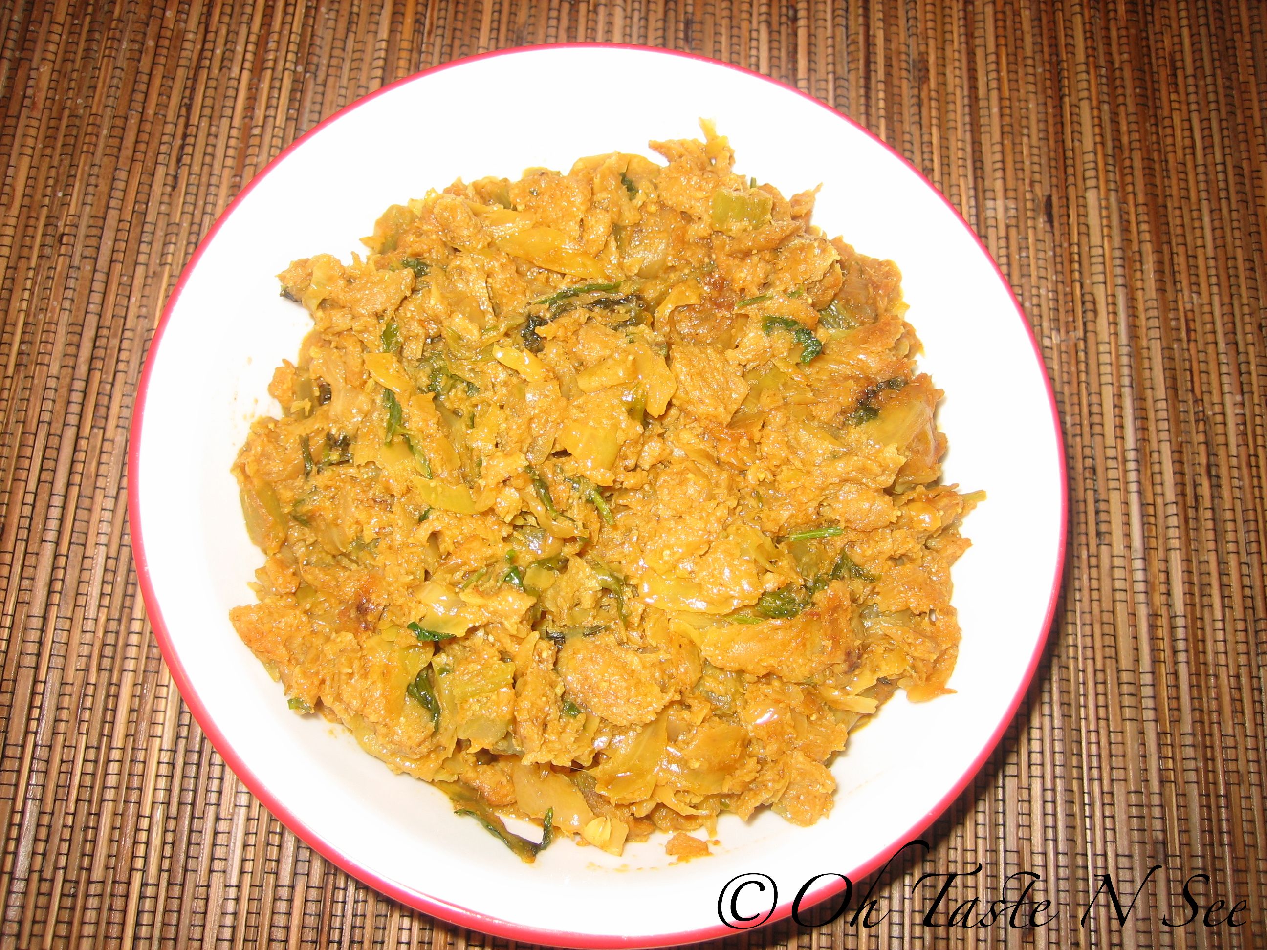 Cabbage soya kheema(cabbage and soya mince masala)