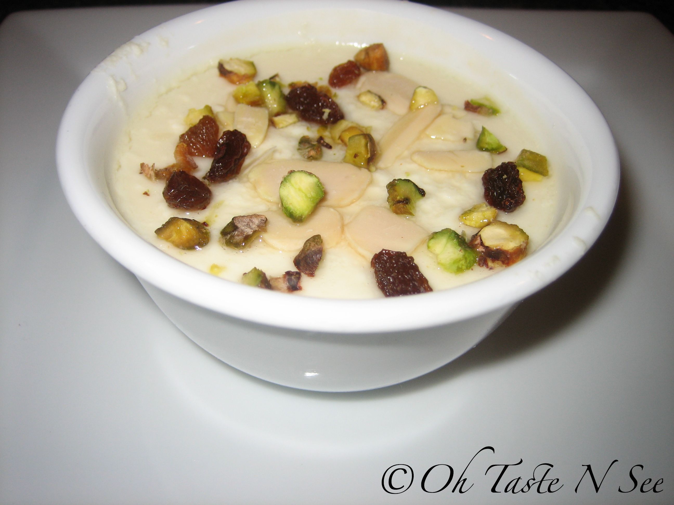 Bhapa Doi(Bengali style steamed yogurt pudding)