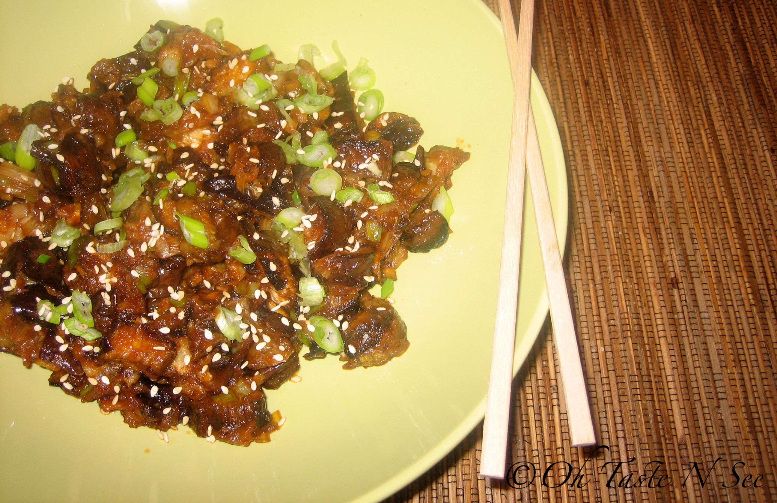Sichuan Eggplant stir fry