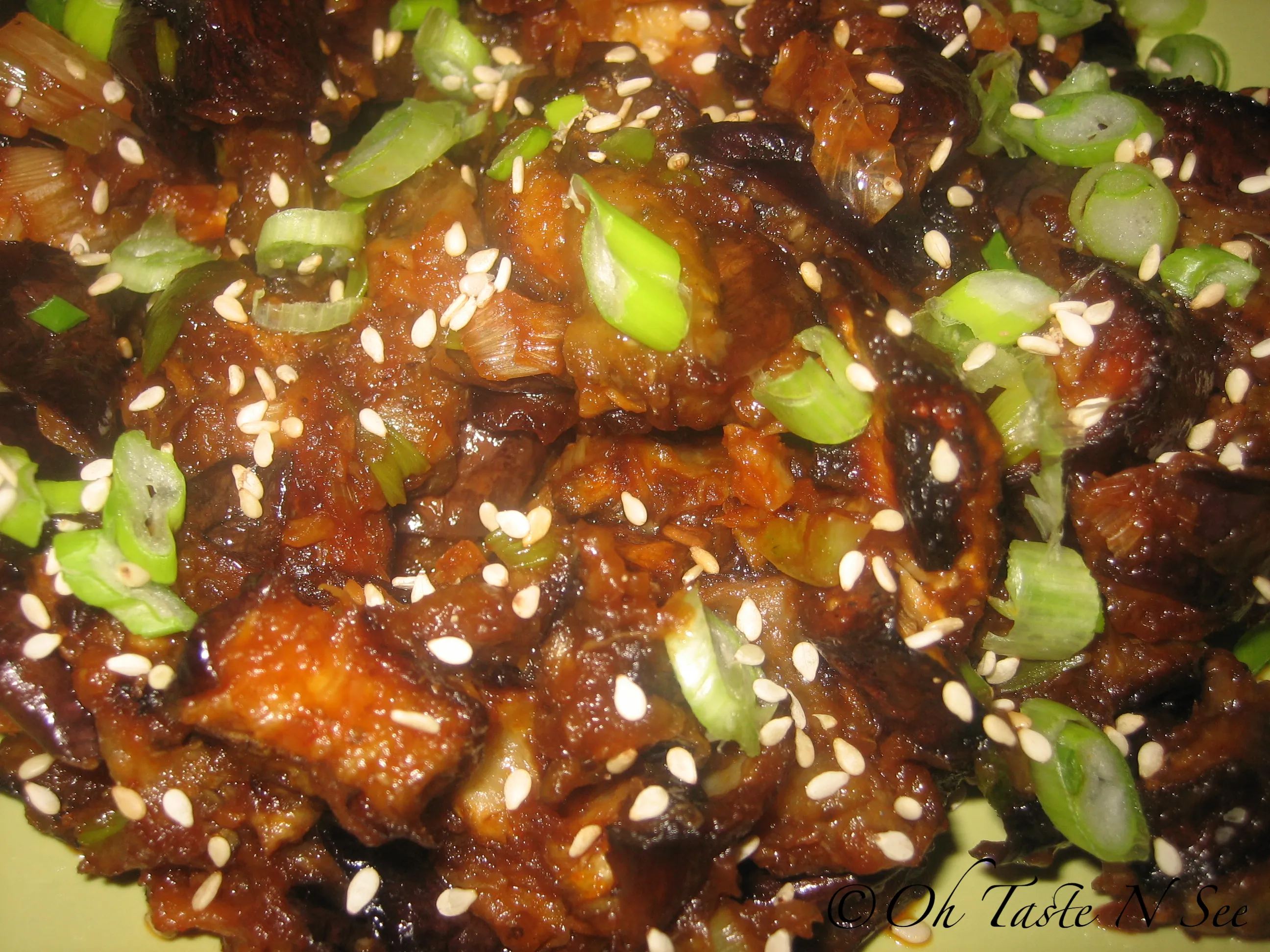 Sichuan eggplant stir fry 1