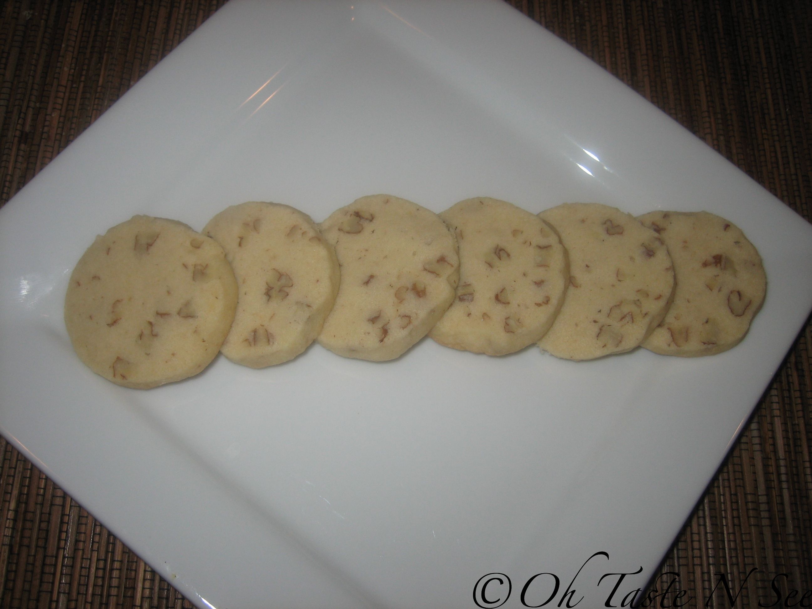 Pecan Shortbread Cookies