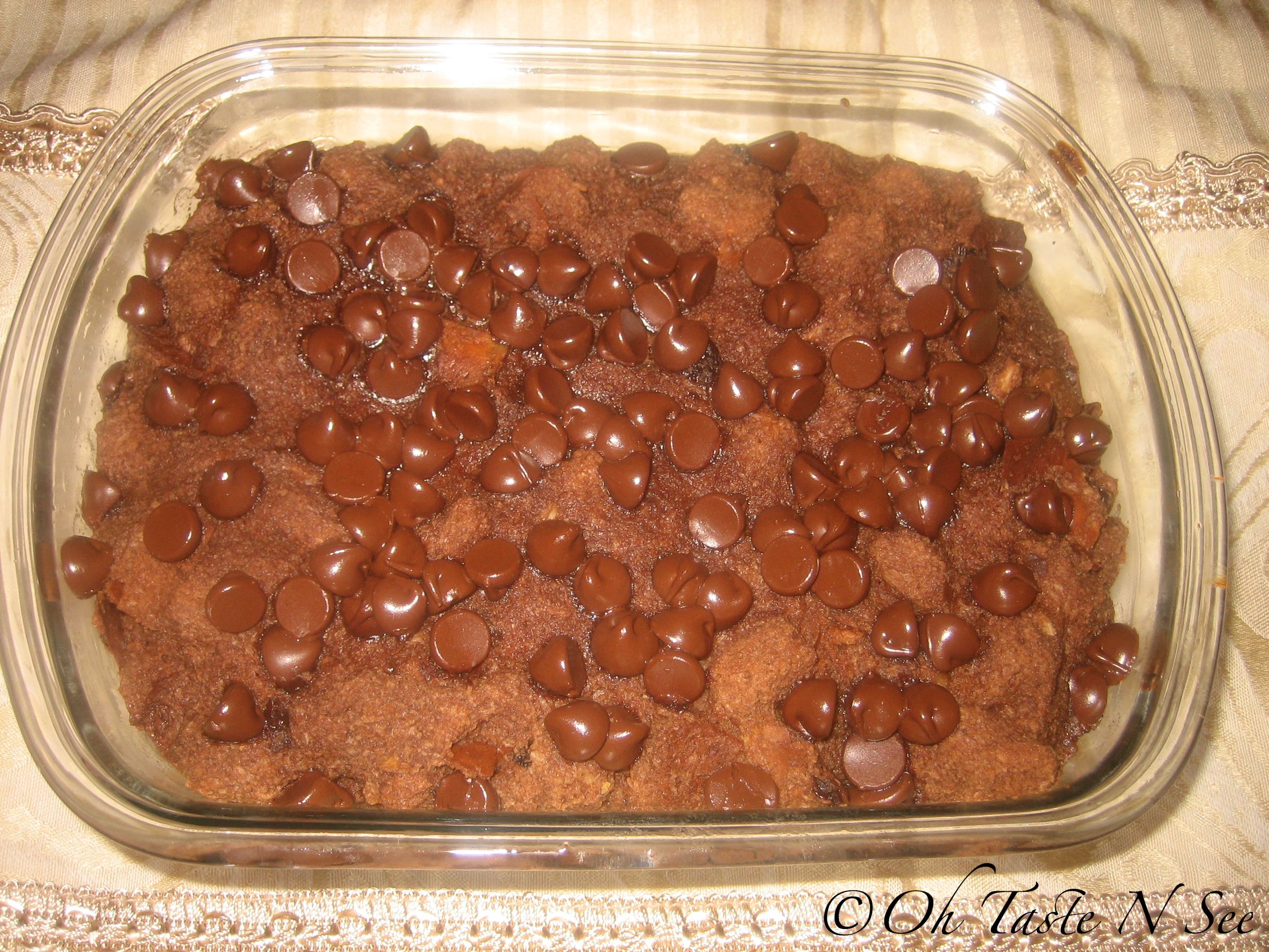 Double Chocolate Bread Pudding