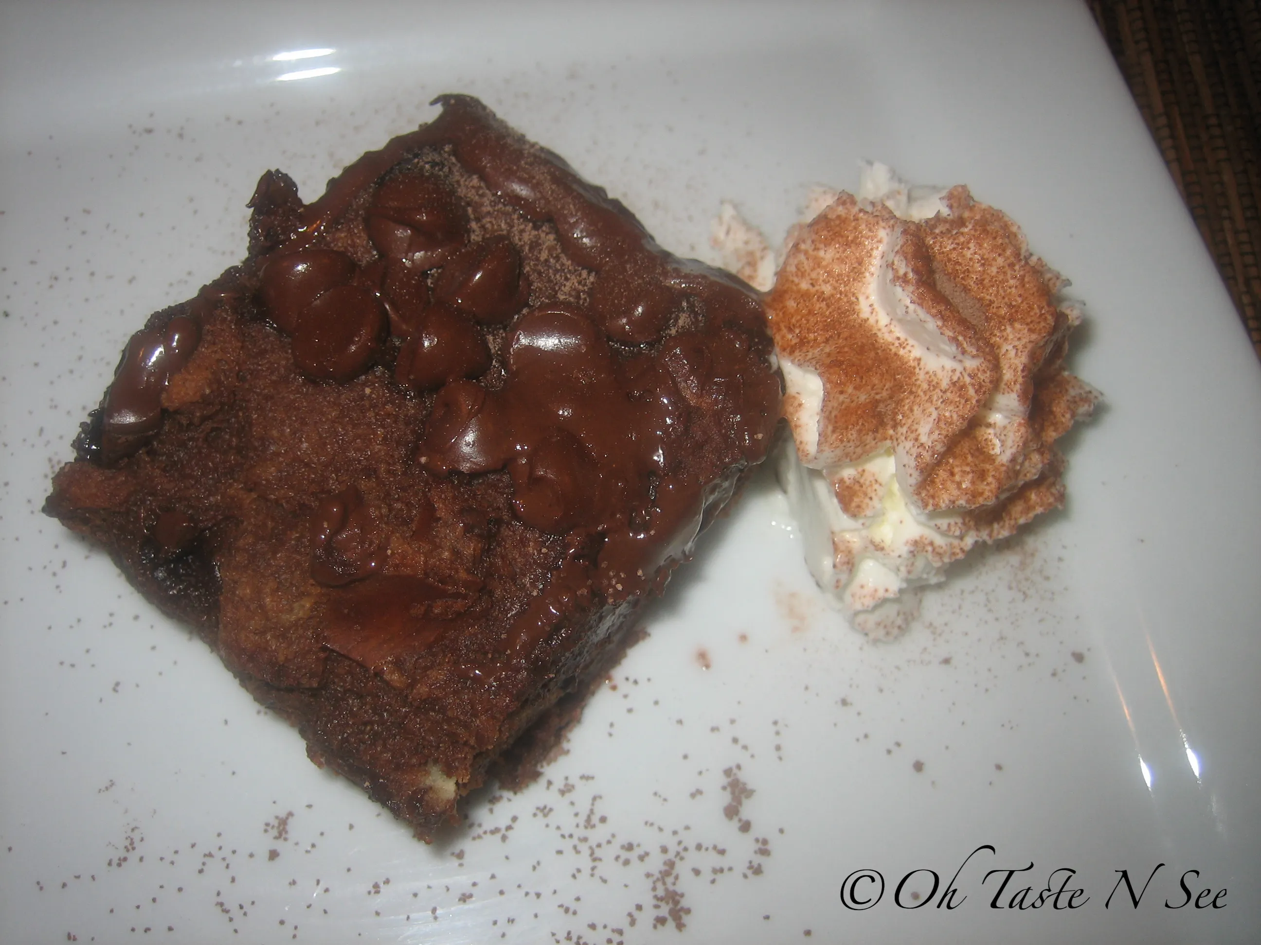 Double chocolate bread pudding 3
