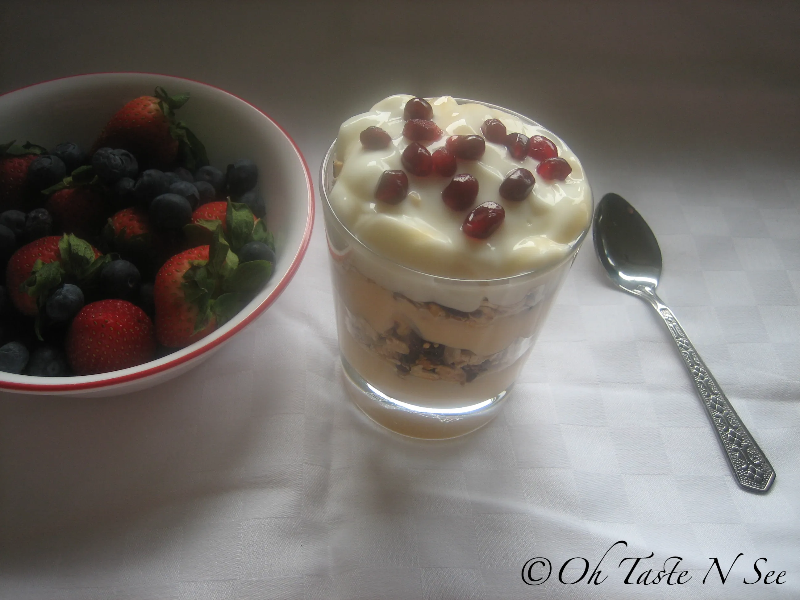 Pomegranate Granola Breakfast Parfait 2
